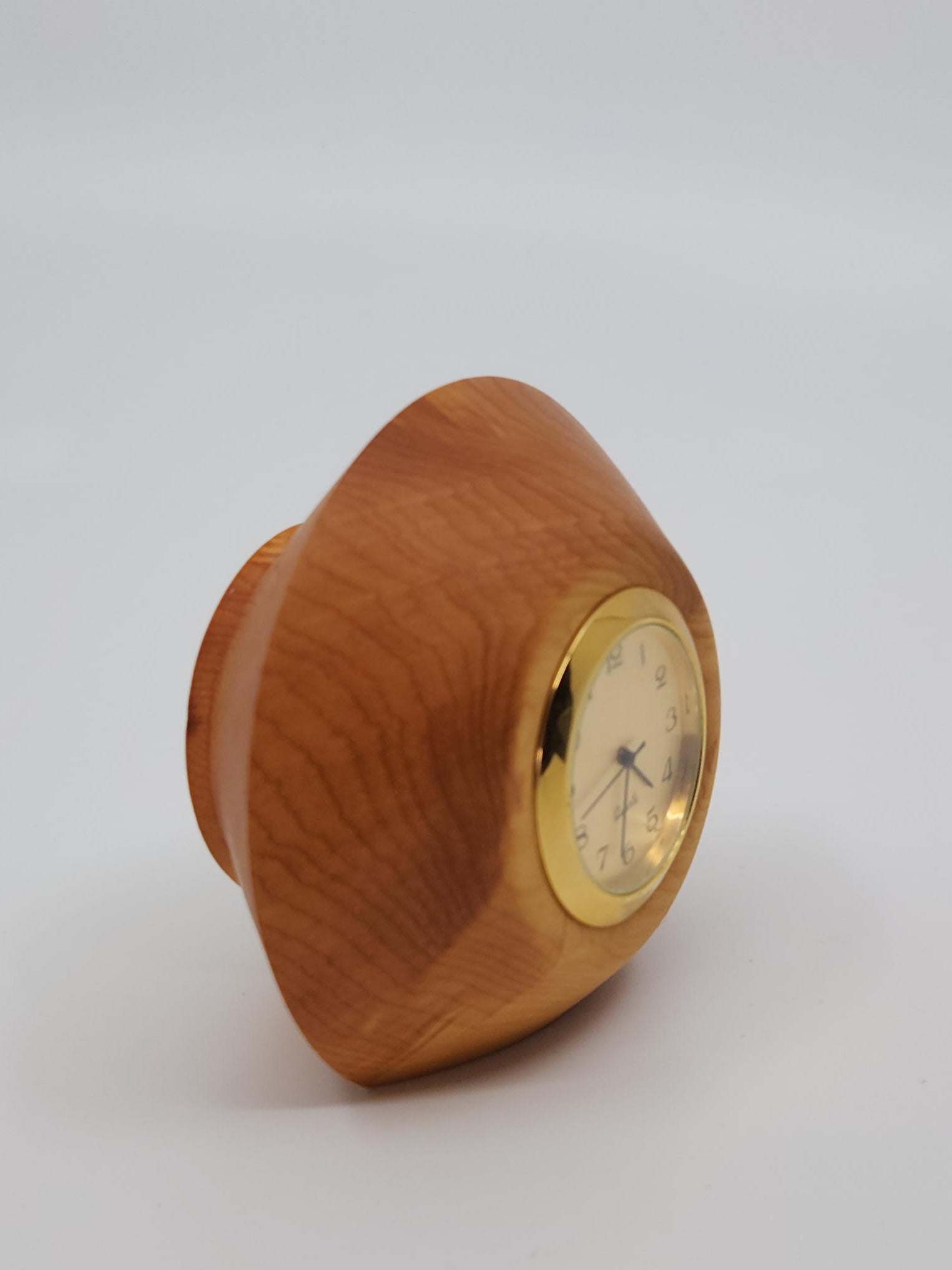 Round Timber Clock
