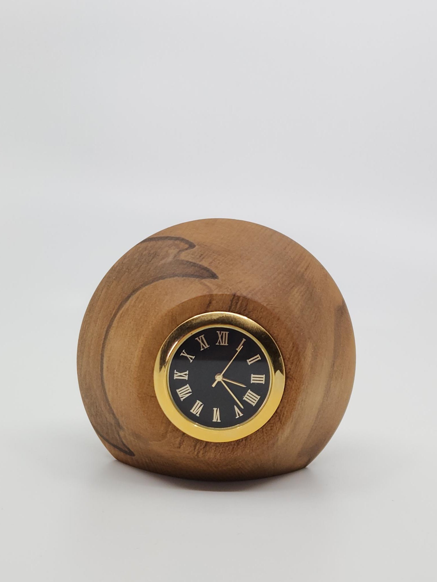 Round Timber Clock