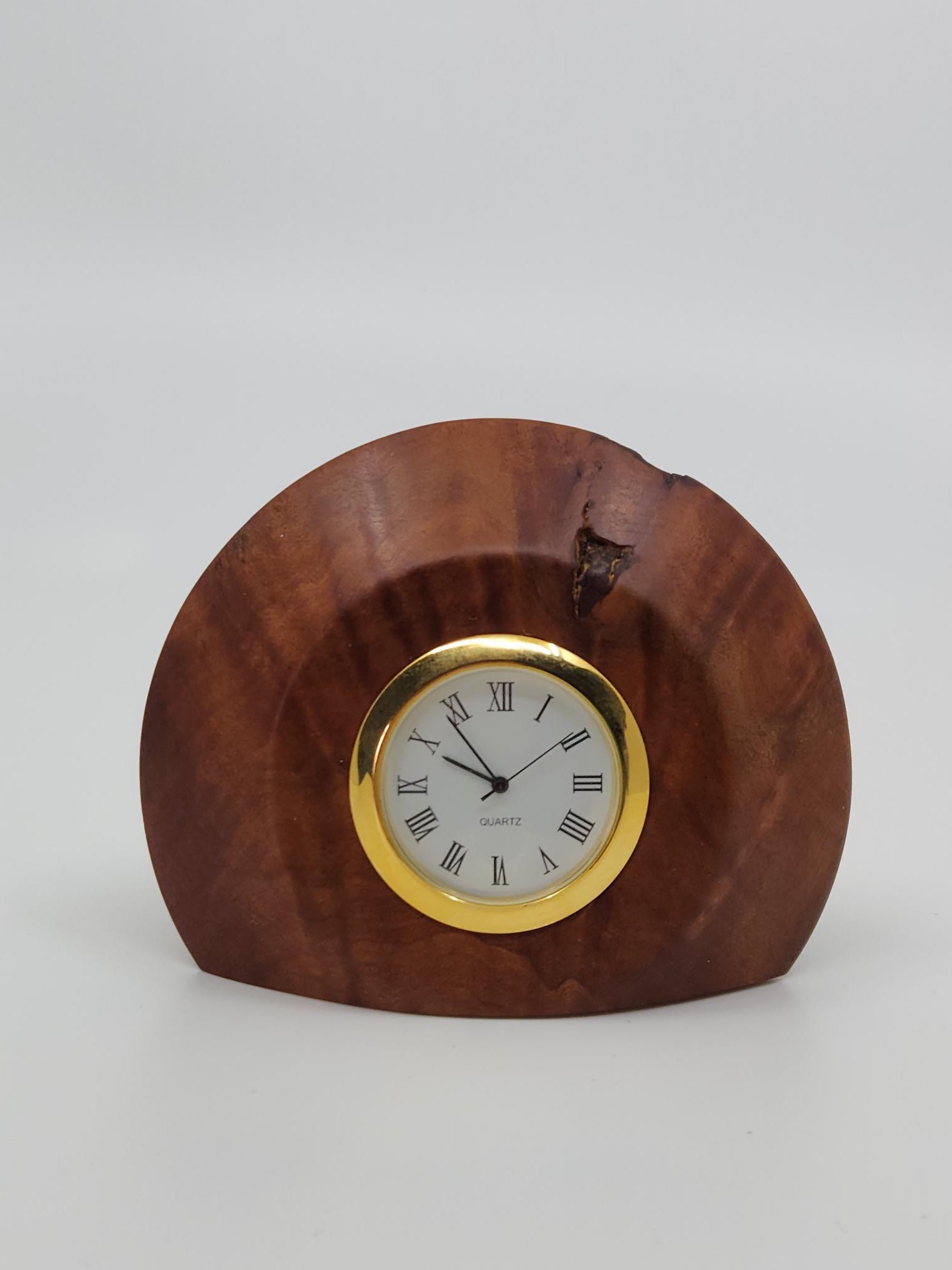 Round Timber Clock