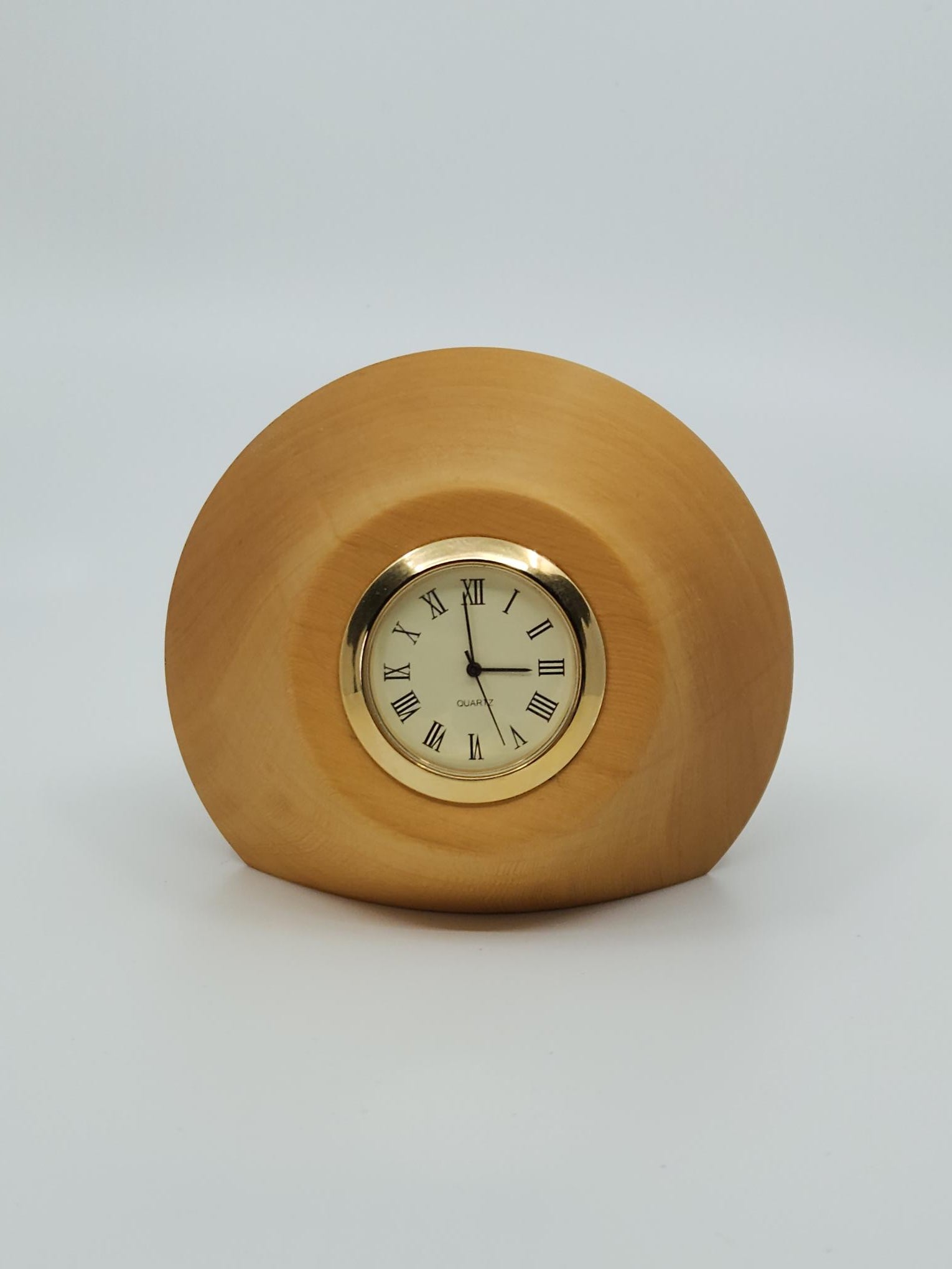 Round Timber Clock