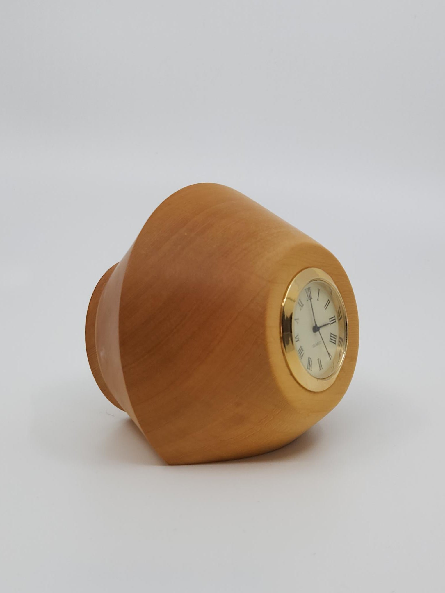 Round Timber Clock