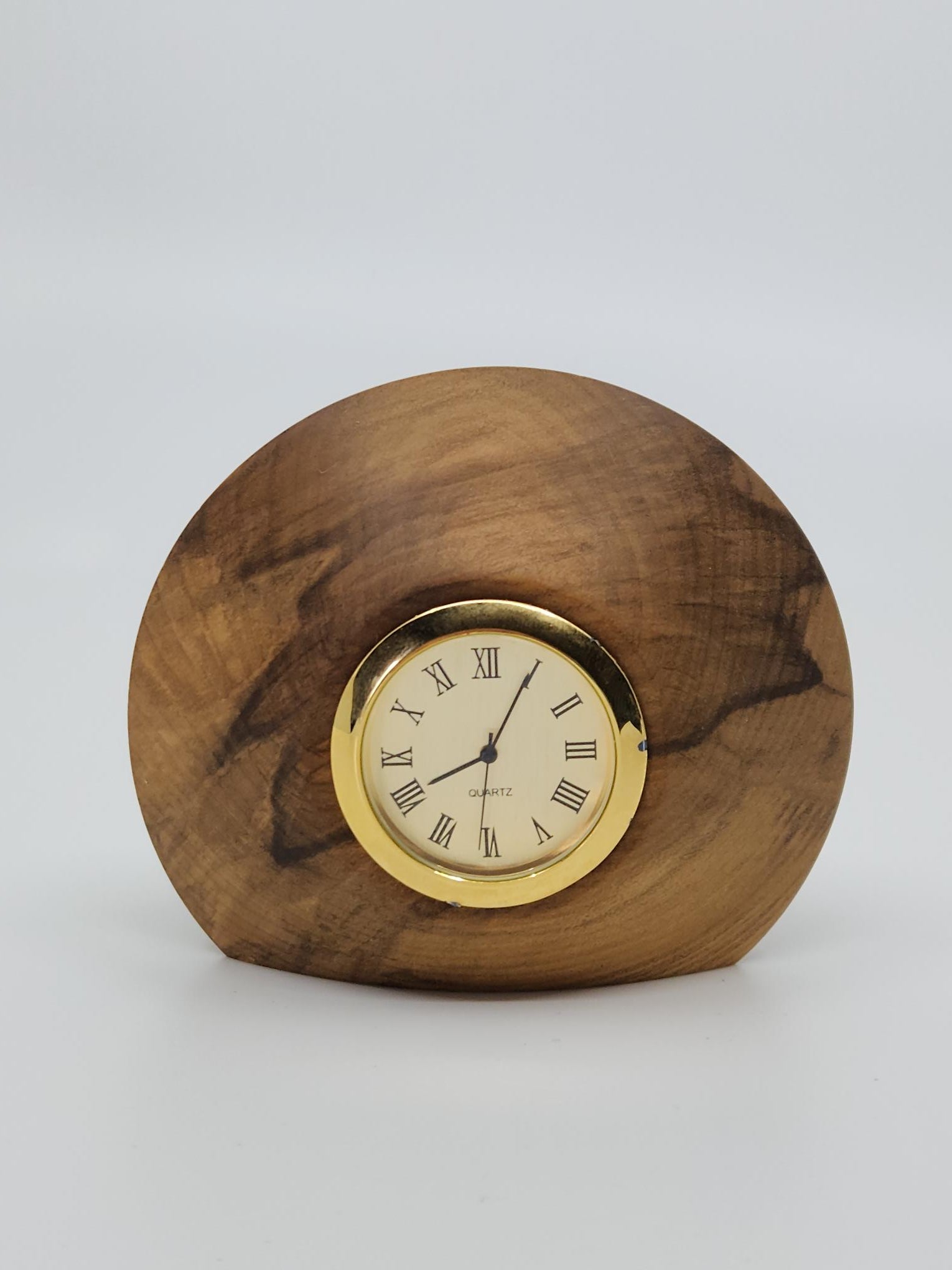 Round Timber Clock