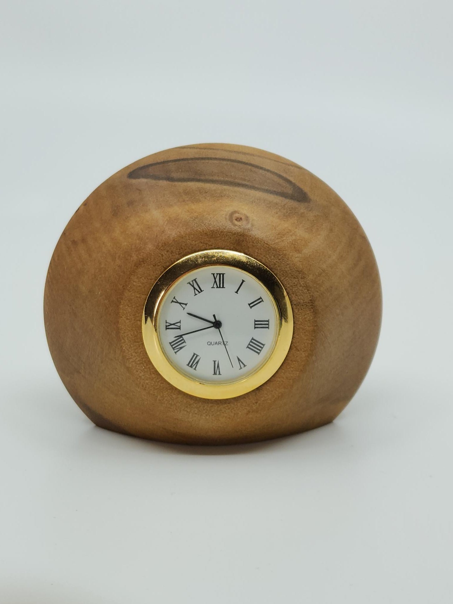 Round Timber Clock