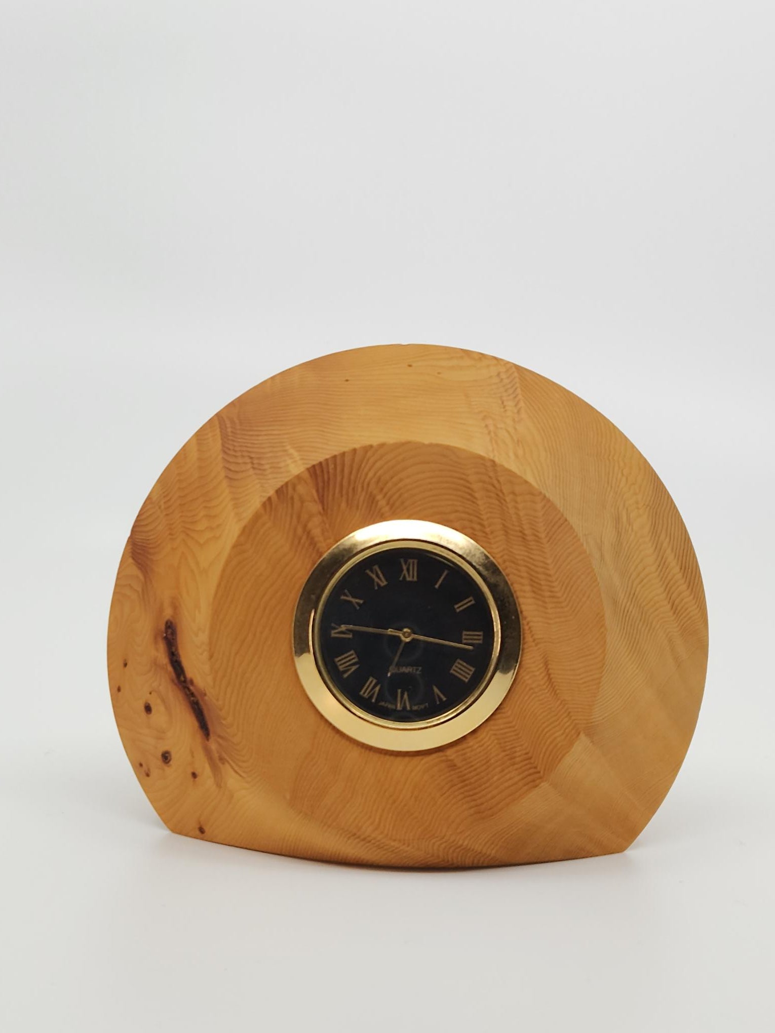 Round Timber Clock