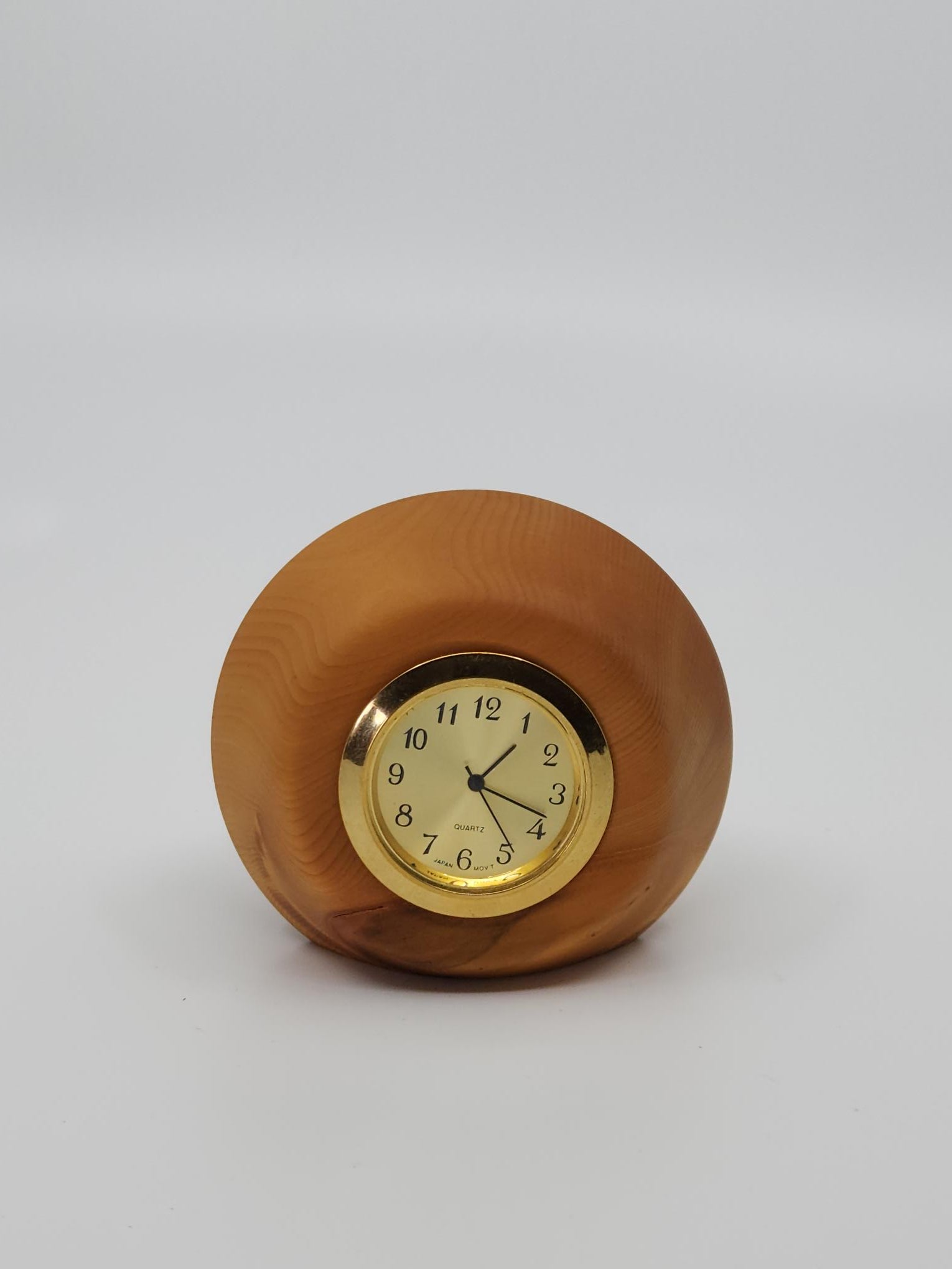 Round Timber Clock