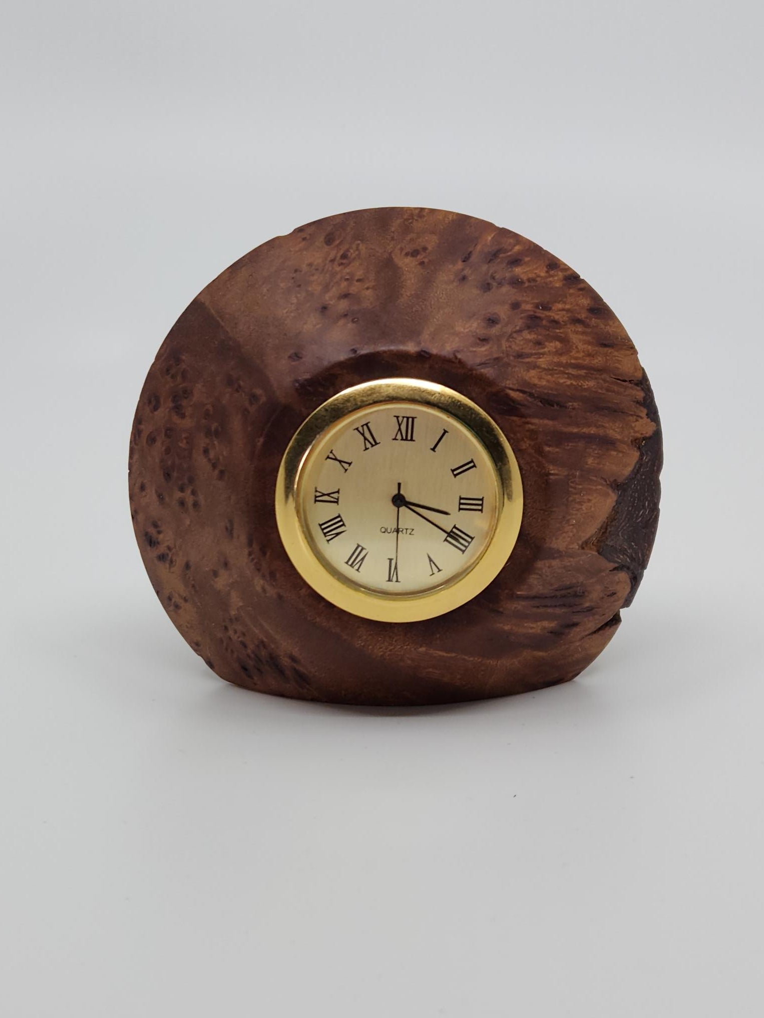 Round Timber Clock
