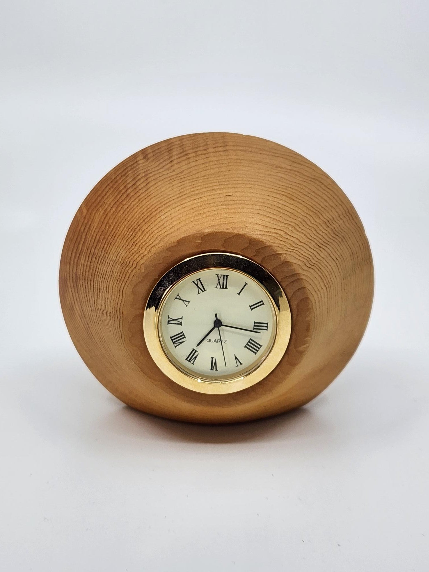 Round Timber Clock