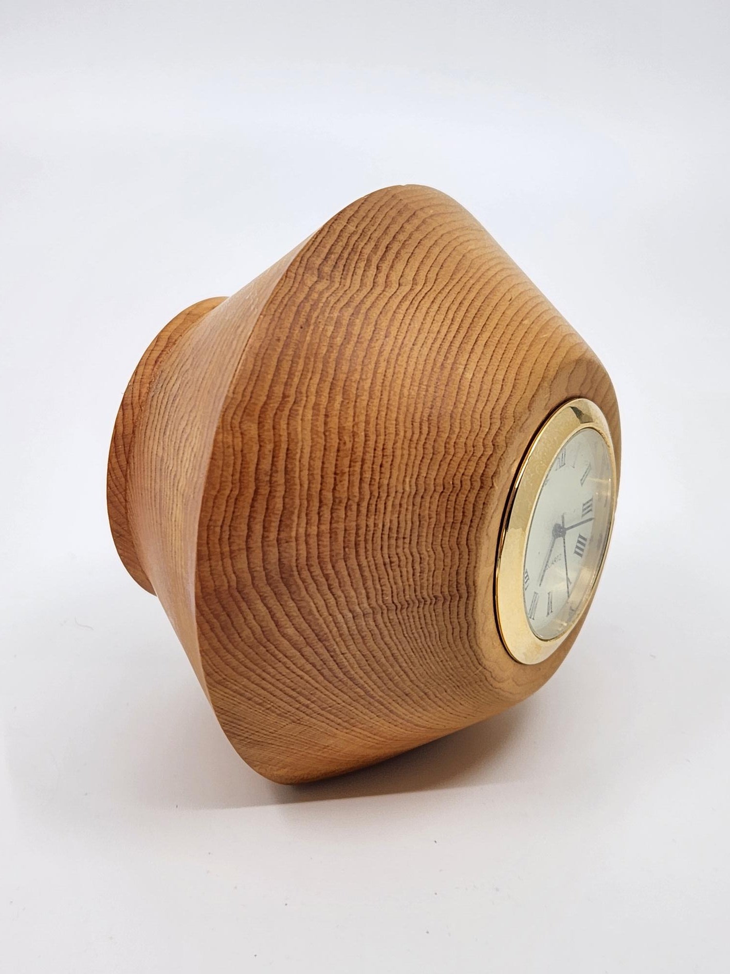 Round Timber Clock
