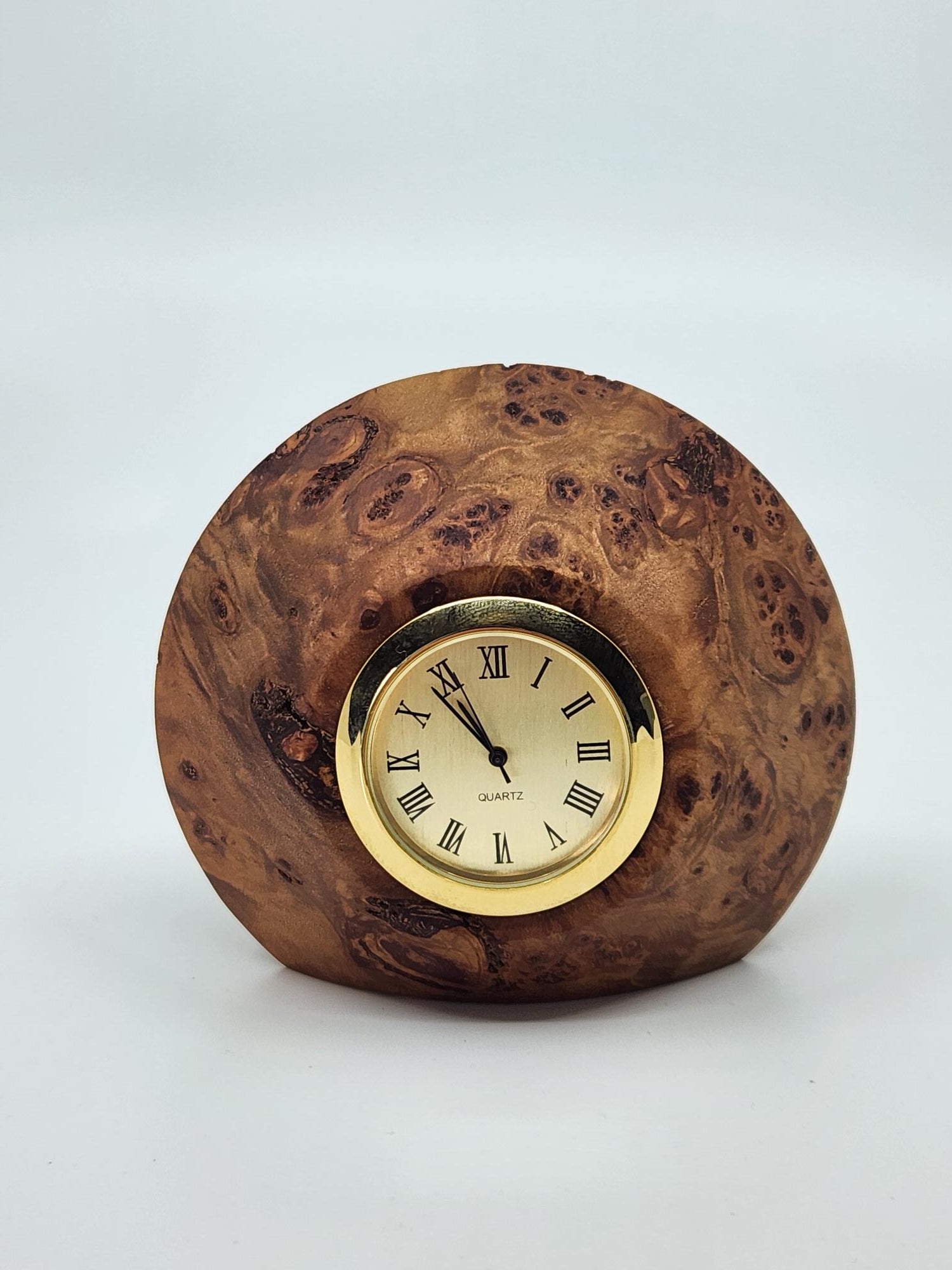 Round Timber Clock
