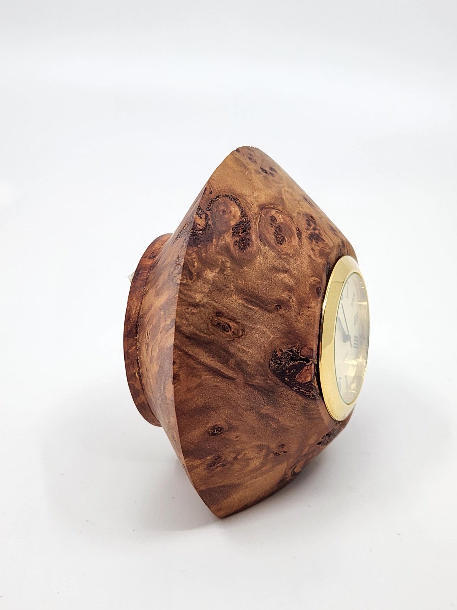 Round Timber Clock