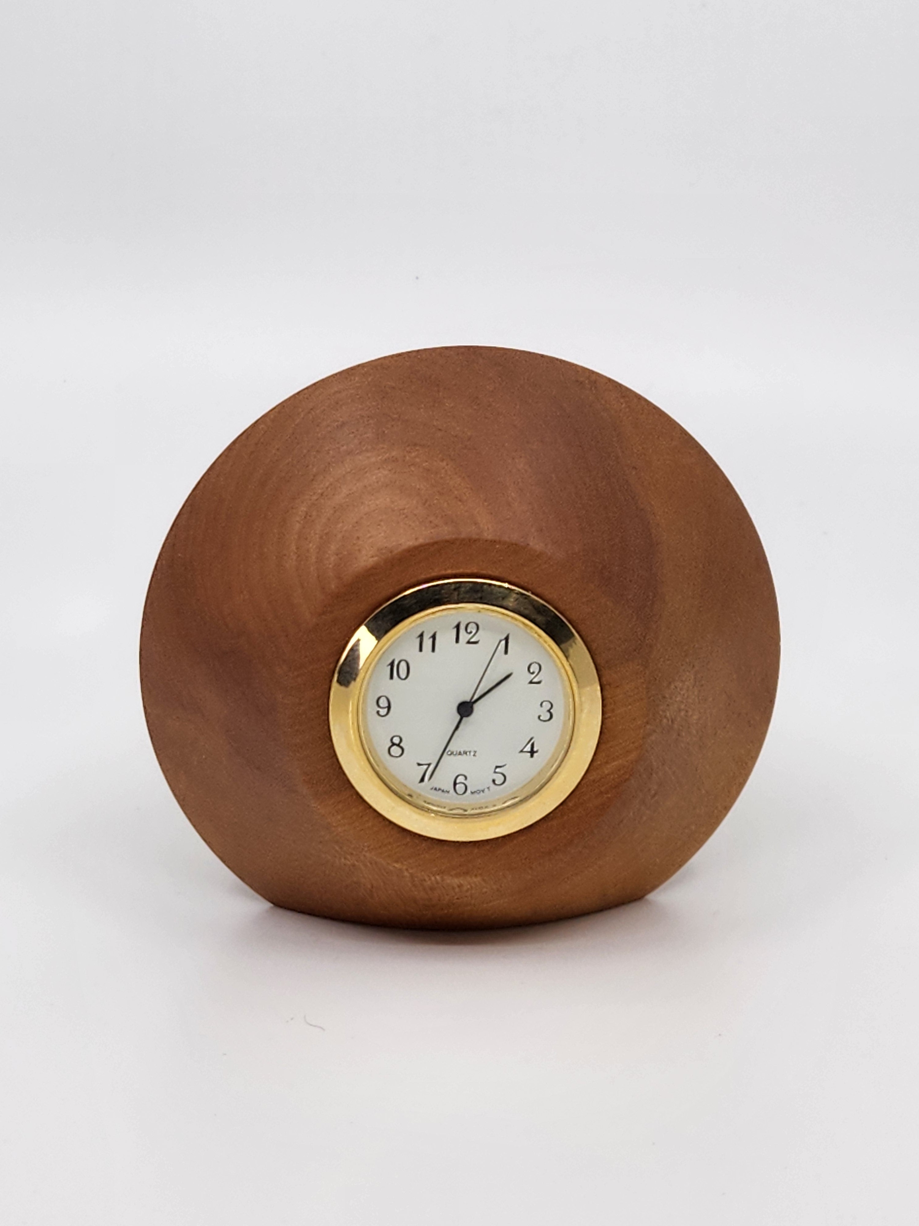 Round Timber Clock