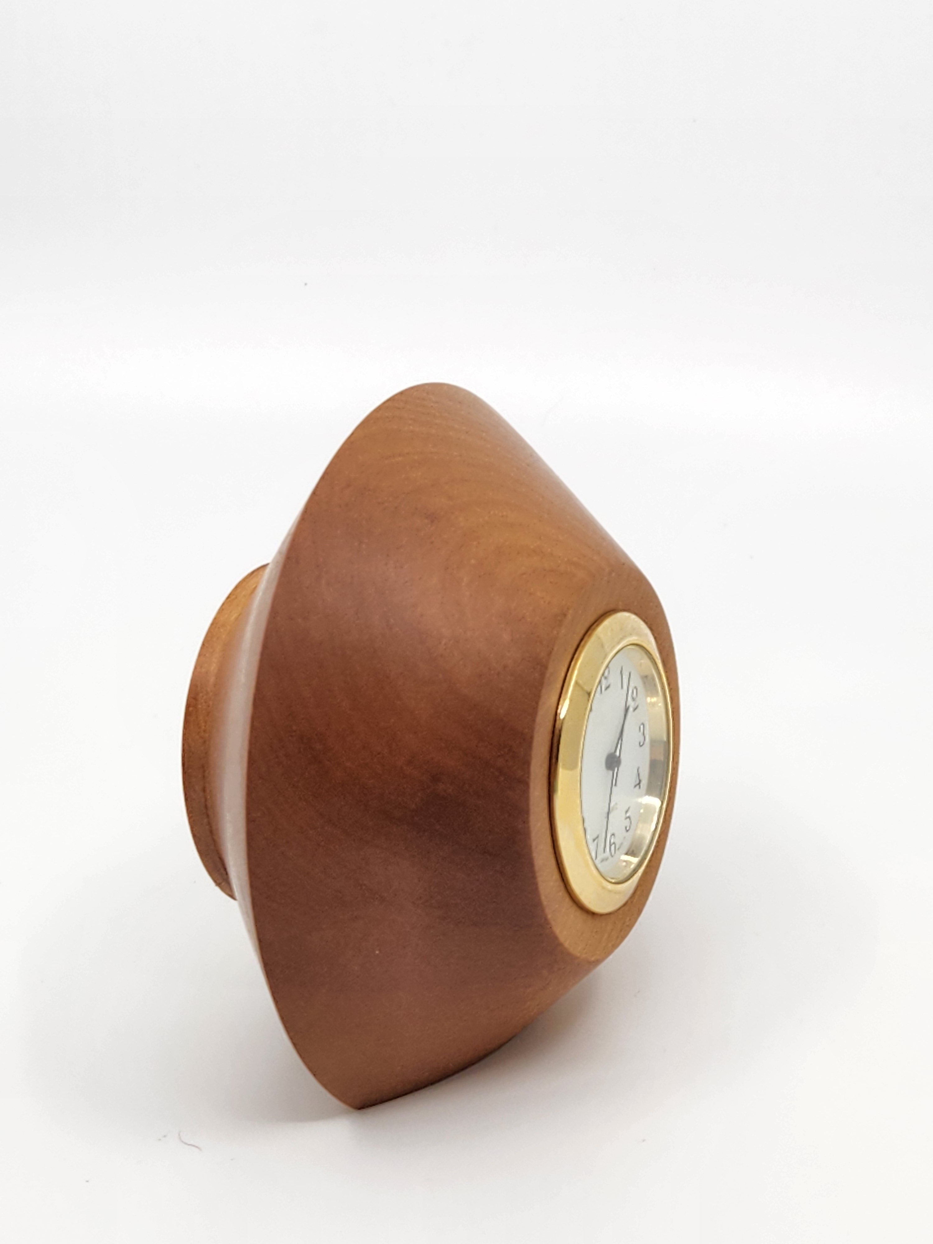Round Timber Clock