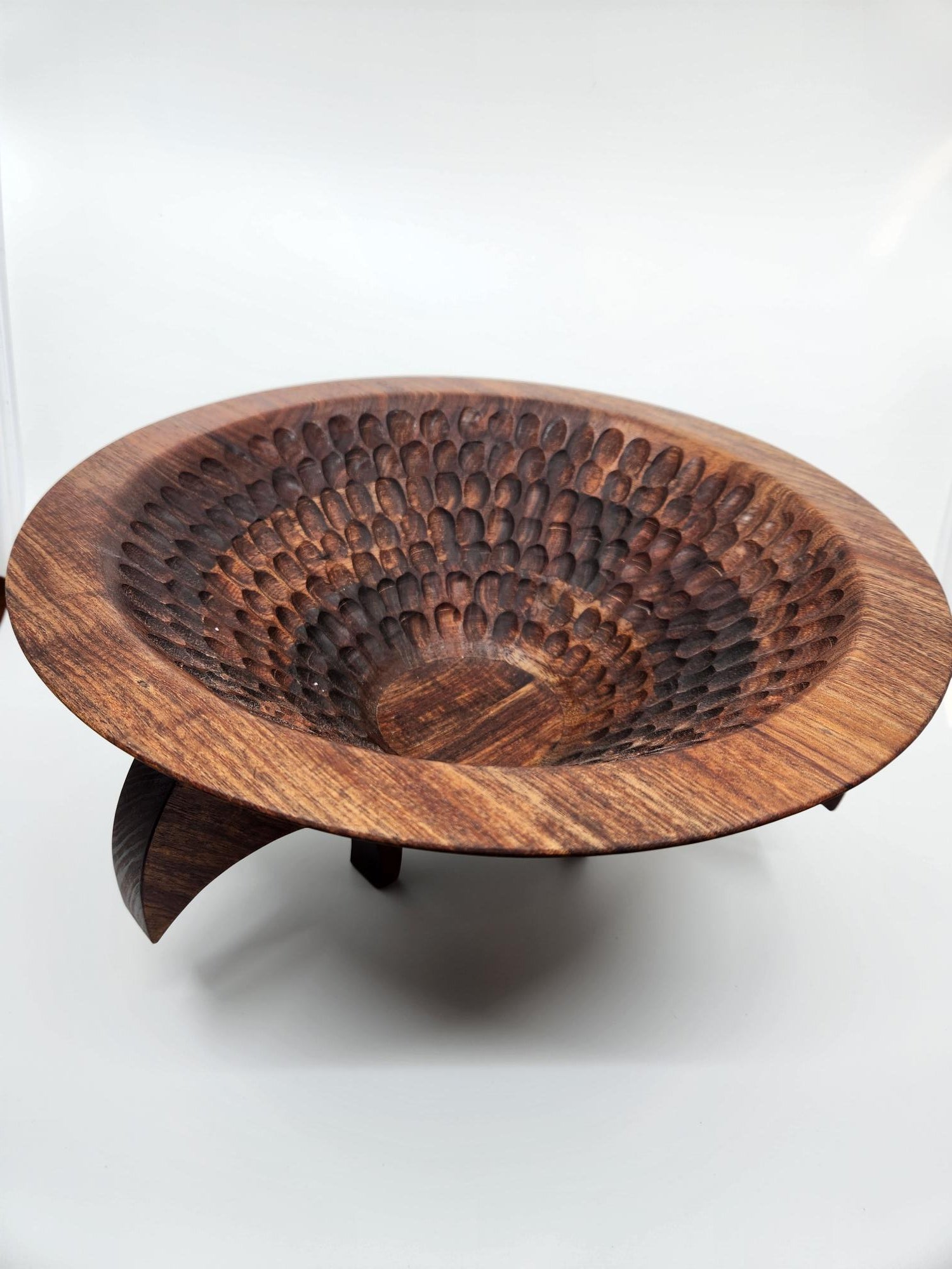 Three Legged Blackwood Bowl