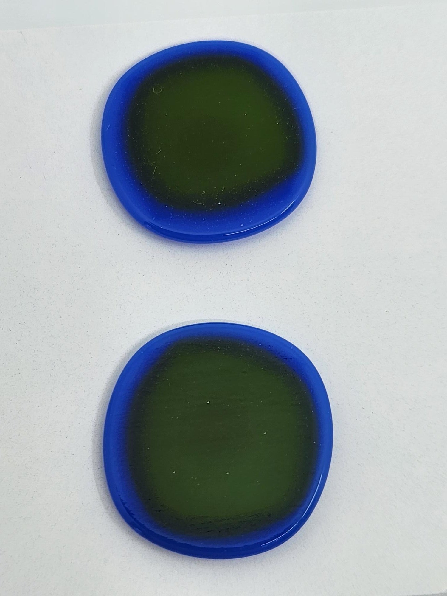 Art Glass Stud Earrings