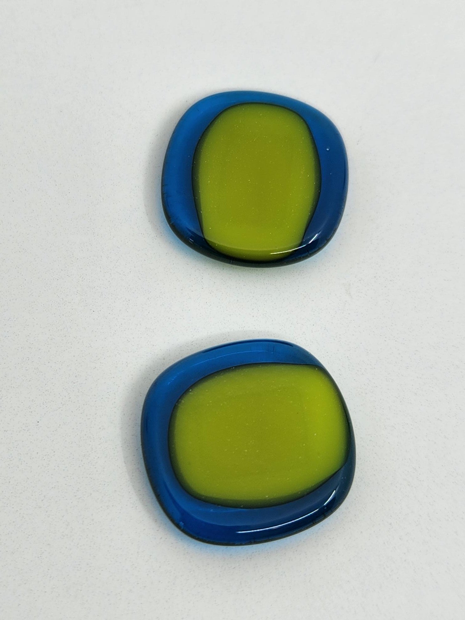 Art Glass Stud Earrings