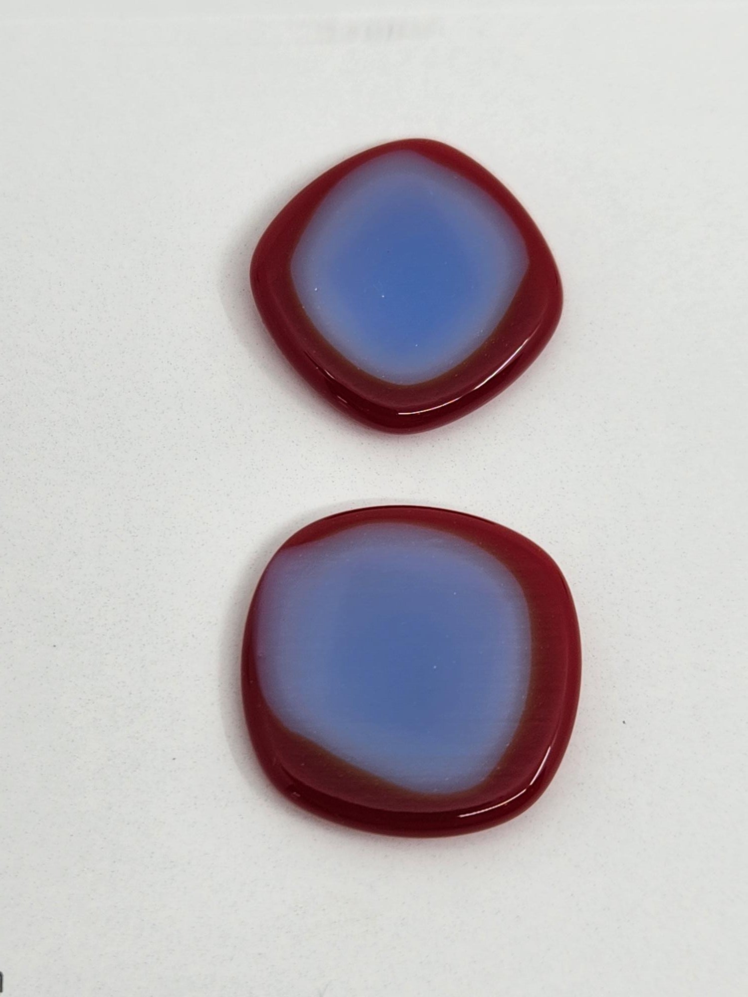 Art Glass Stud Earrings