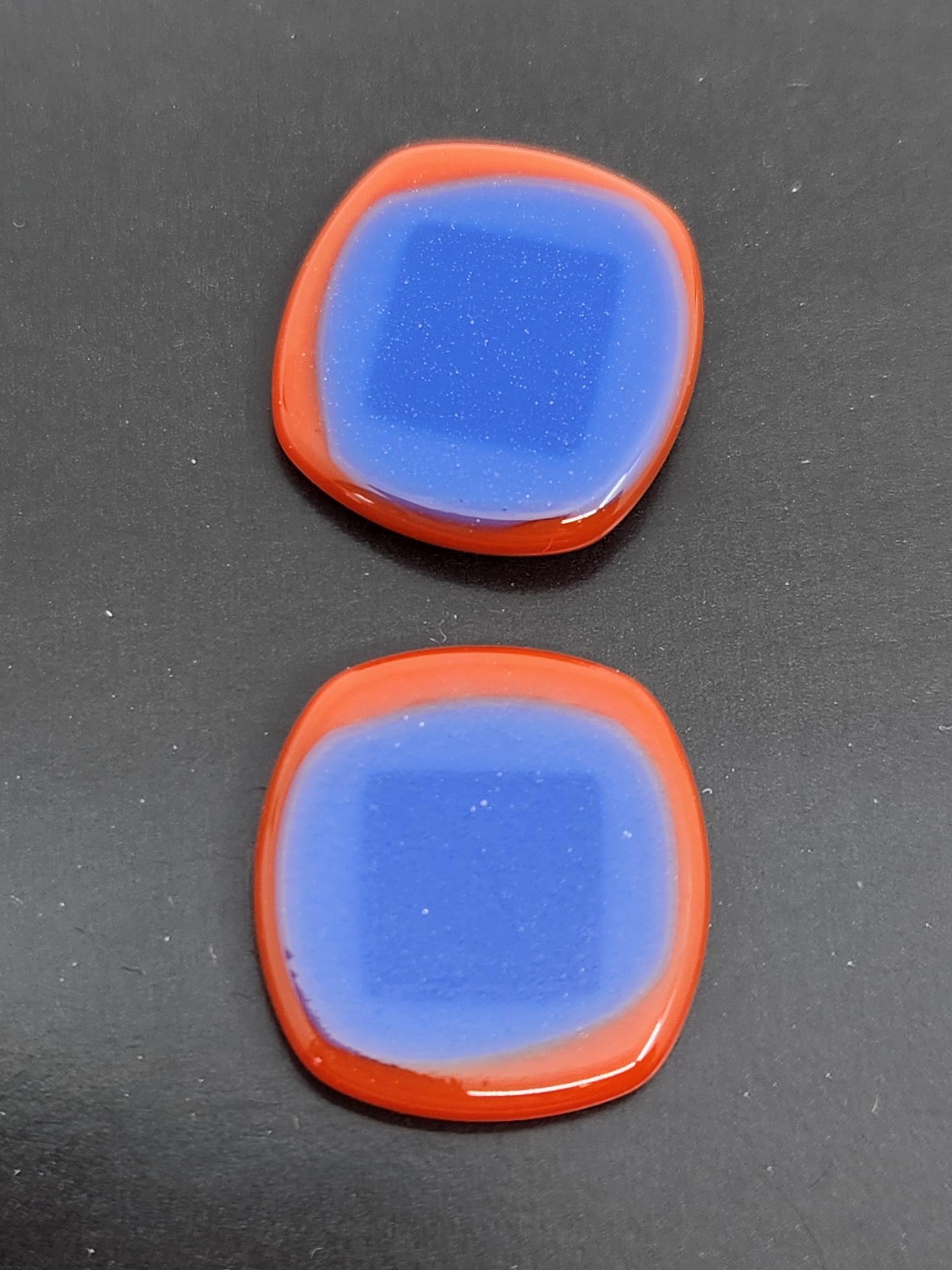 Art Glass Stud Earrings