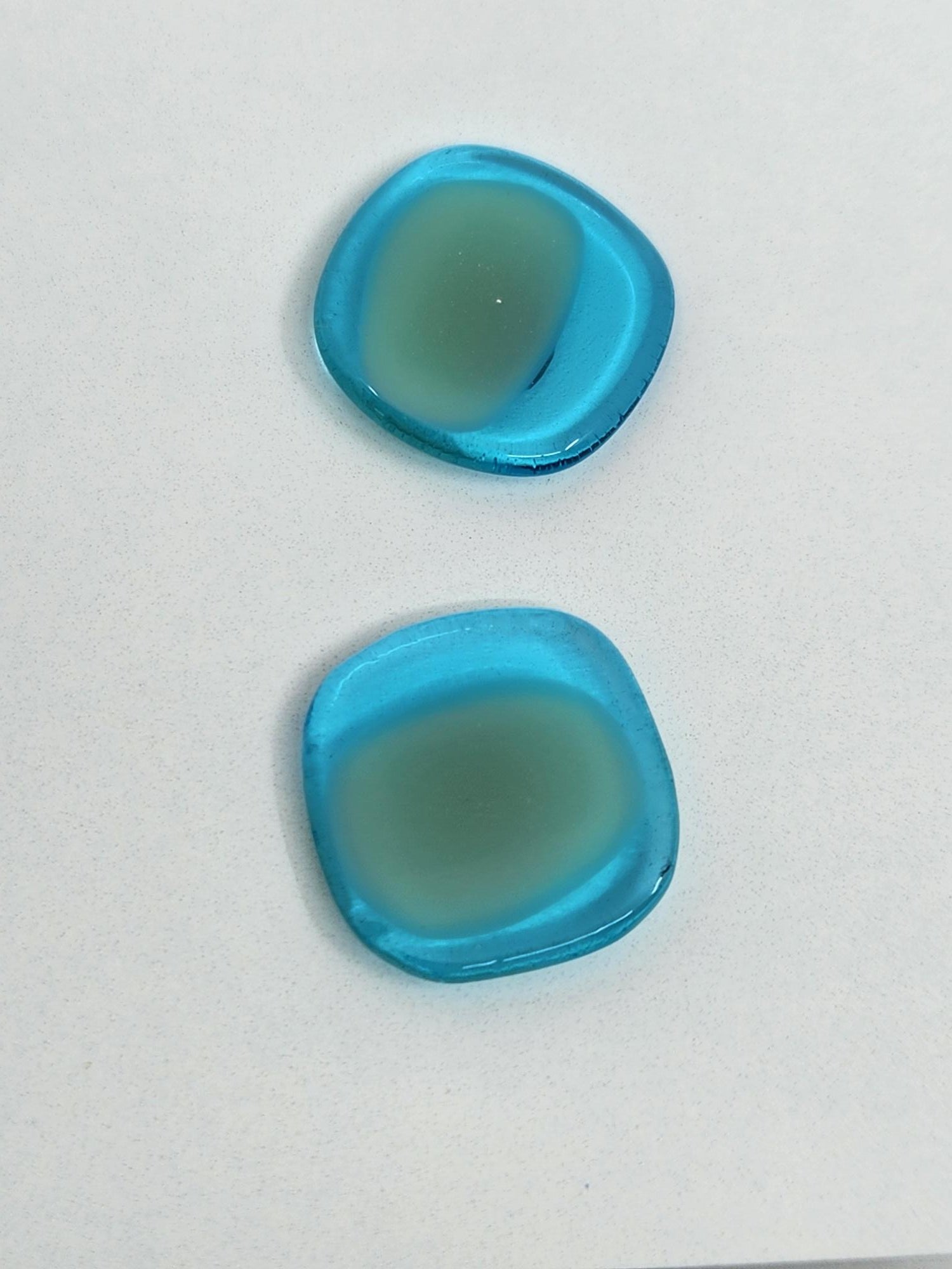 Art Glass Stud Earrings