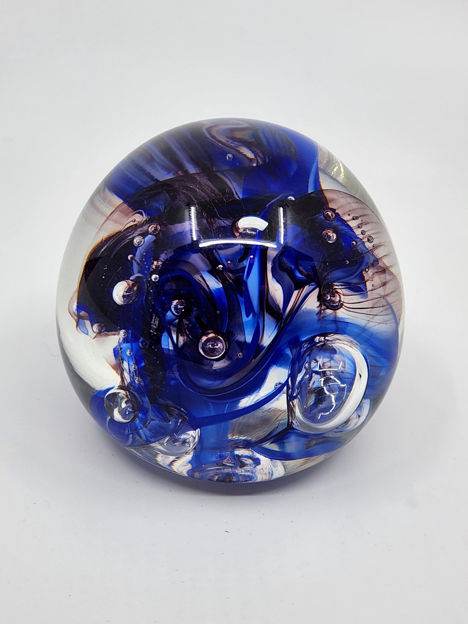 Hand Blown Glass Paperweight