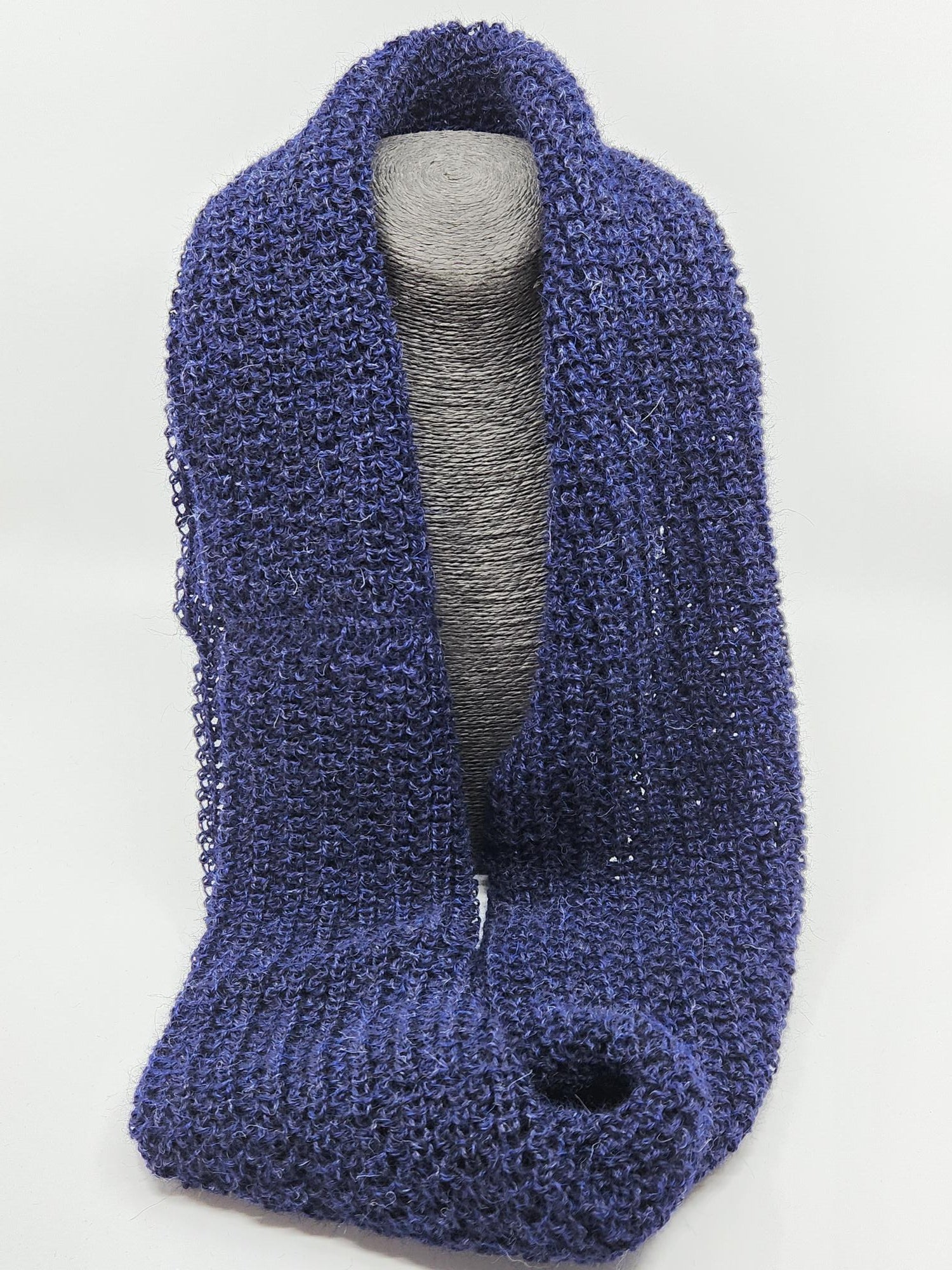 Infinity Scarf - 100% Alpaca - Blue