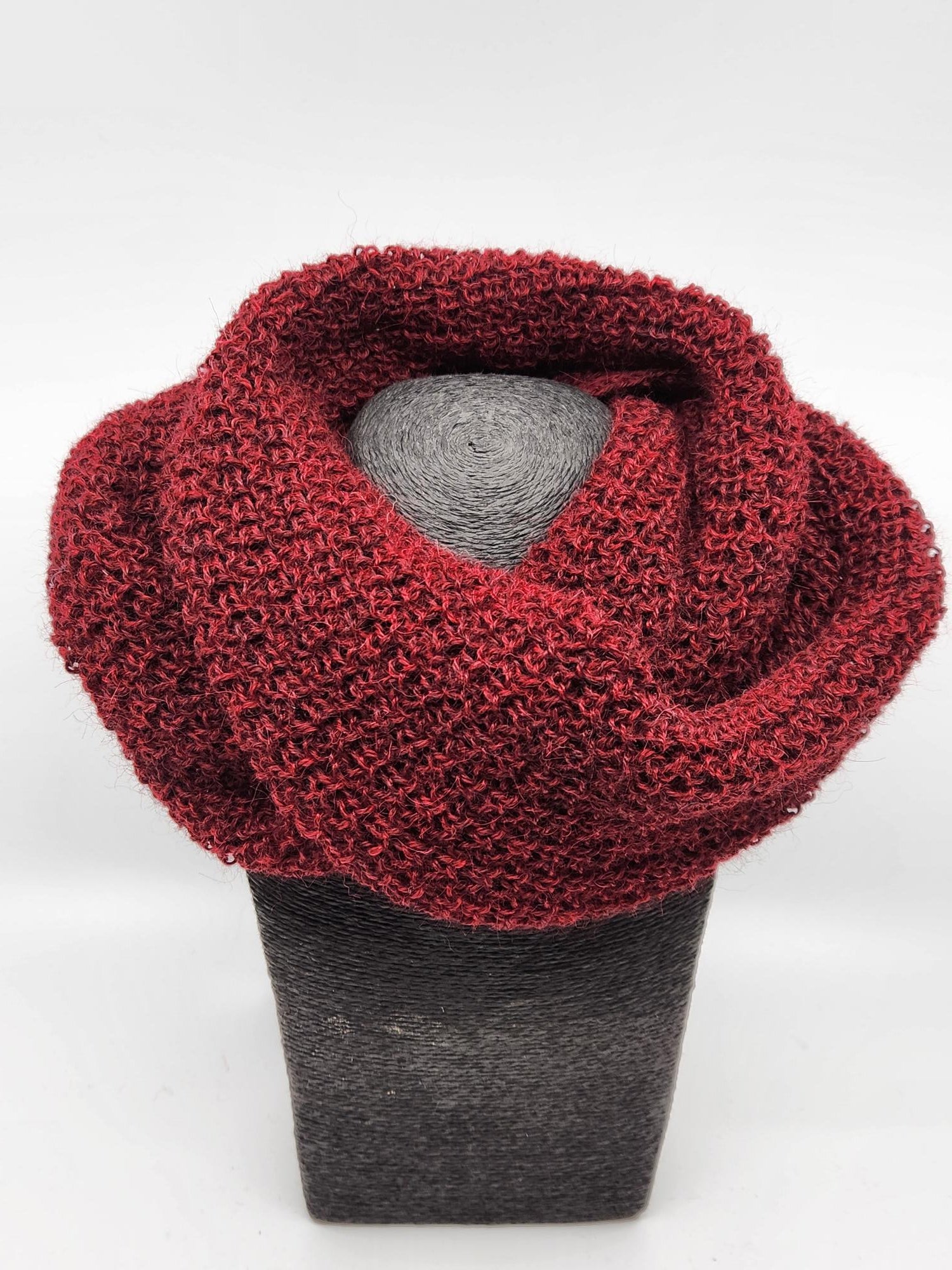 Infinity Scarf - 100% Alpaca - Red