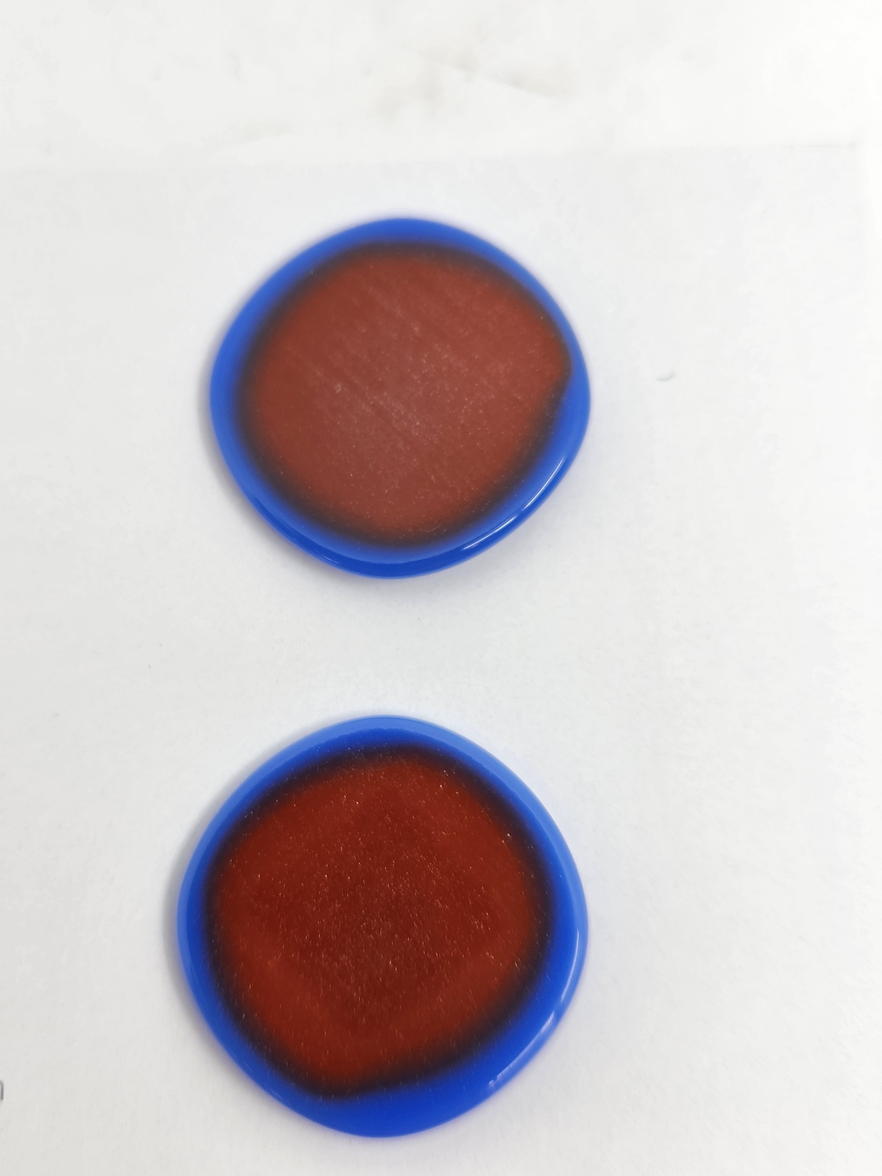 Art Glass Stud Earrings