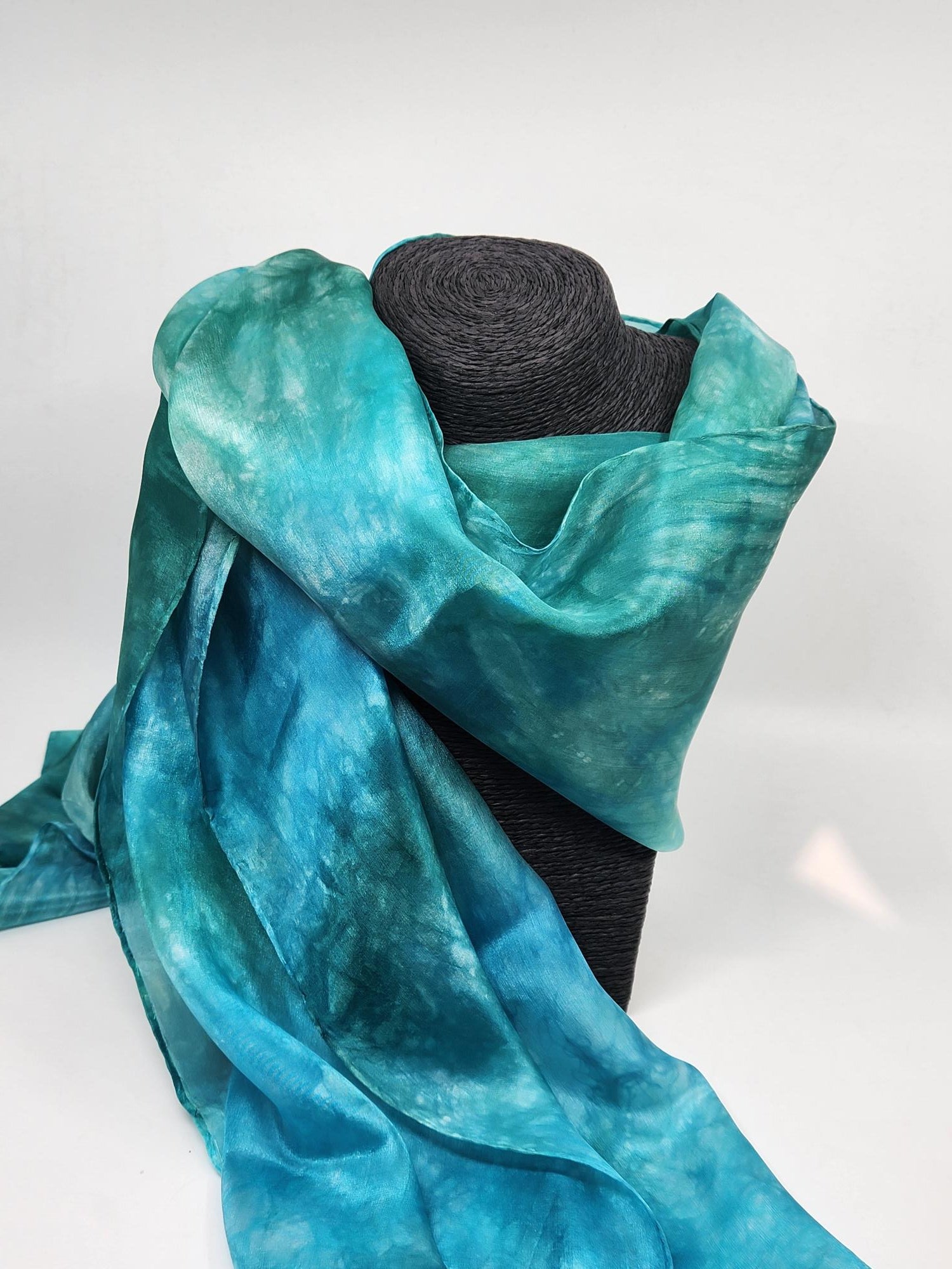 Hand Dyed 100% Silk Scarf - 2