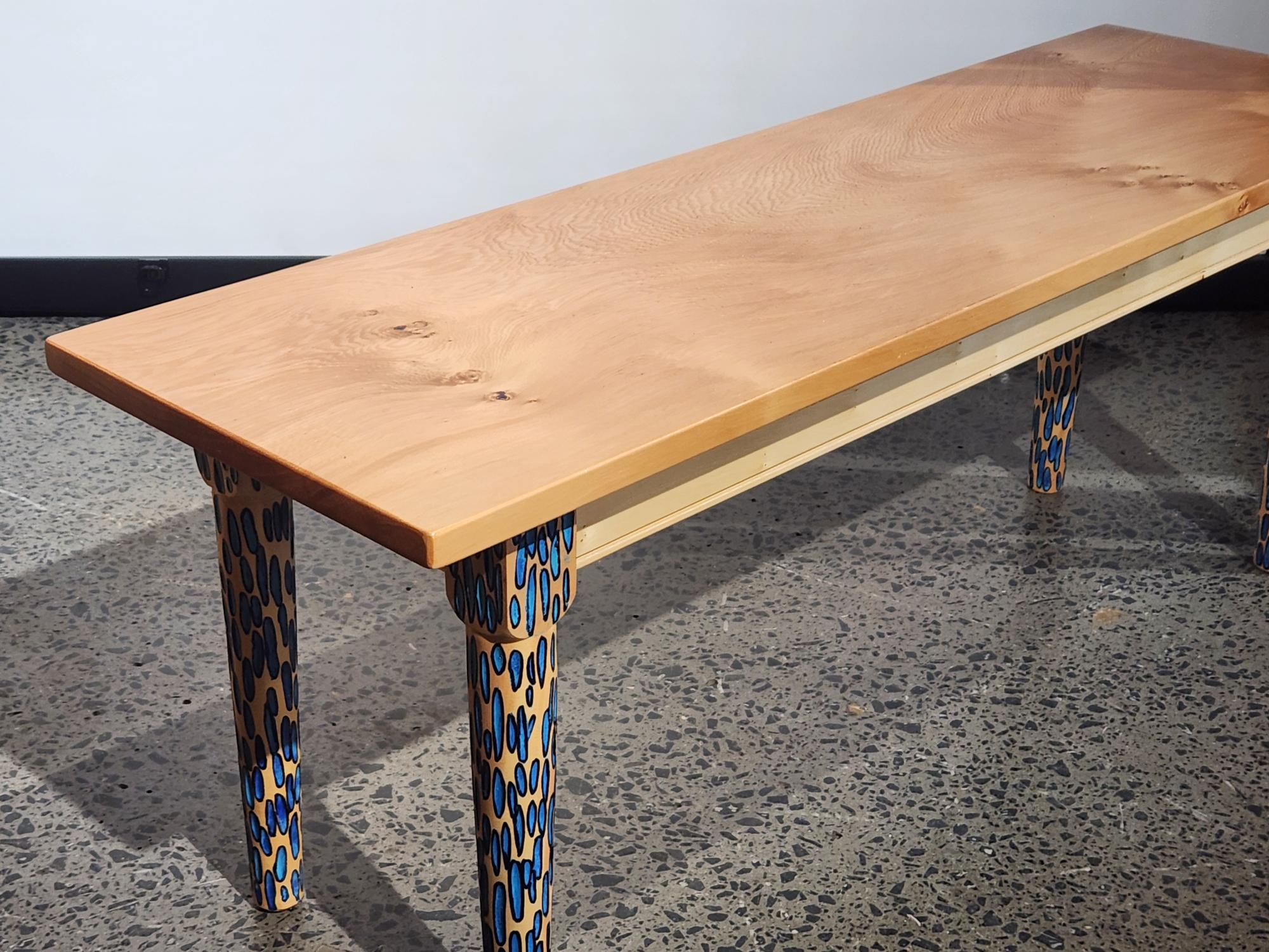 Blue Dalmatian Coffee Table