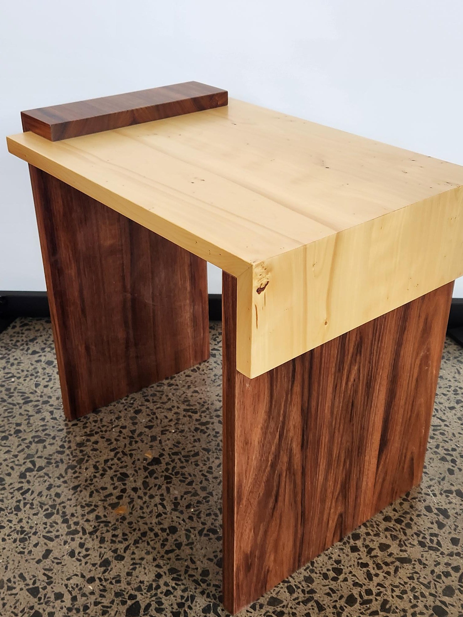 Huon Pine and Blackwood Side Table