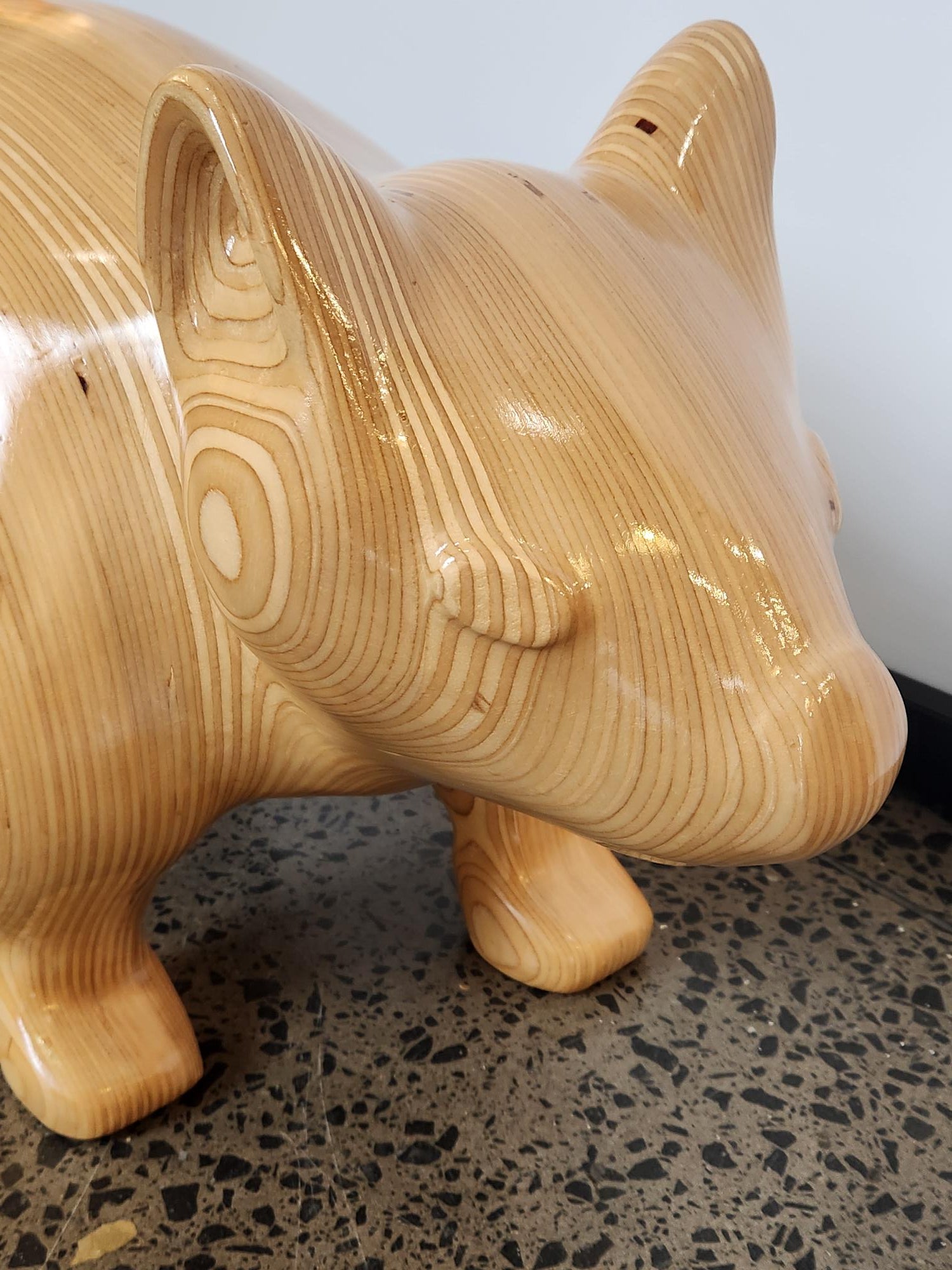 Large Timber Wombat