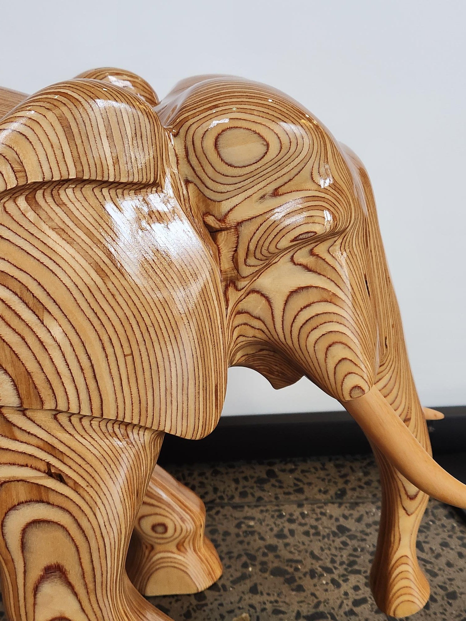 Large Timber Elephant