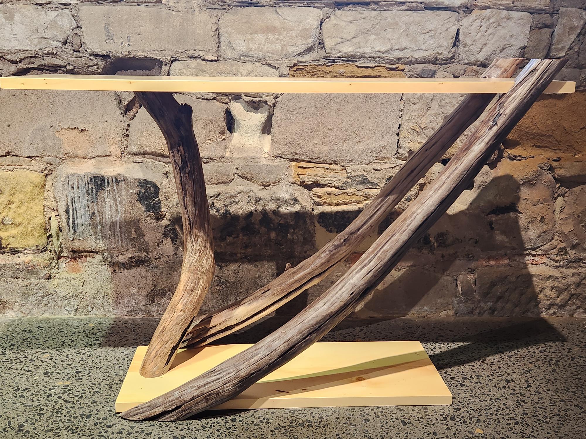 Derwent River Driftwood & Huon Pine Hall Table