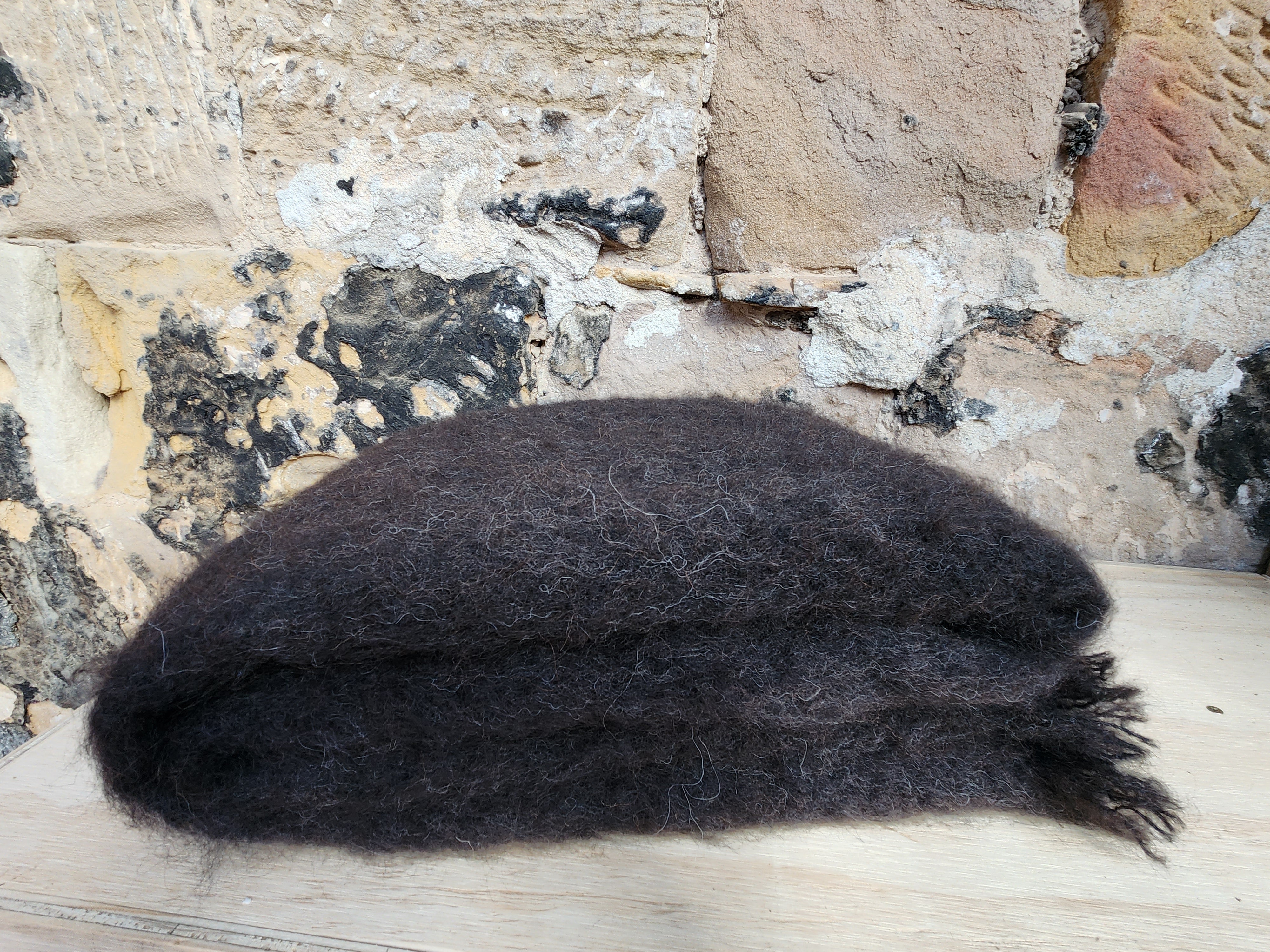 Luxe Tasmanian Alpaca Throw - Bitter Chocolate