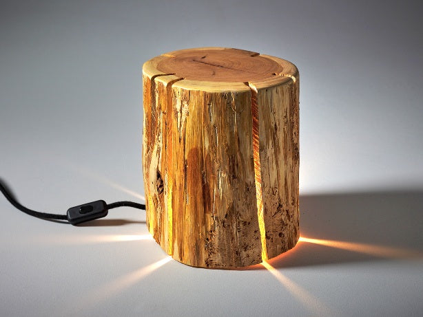 Cracked Log Lamp