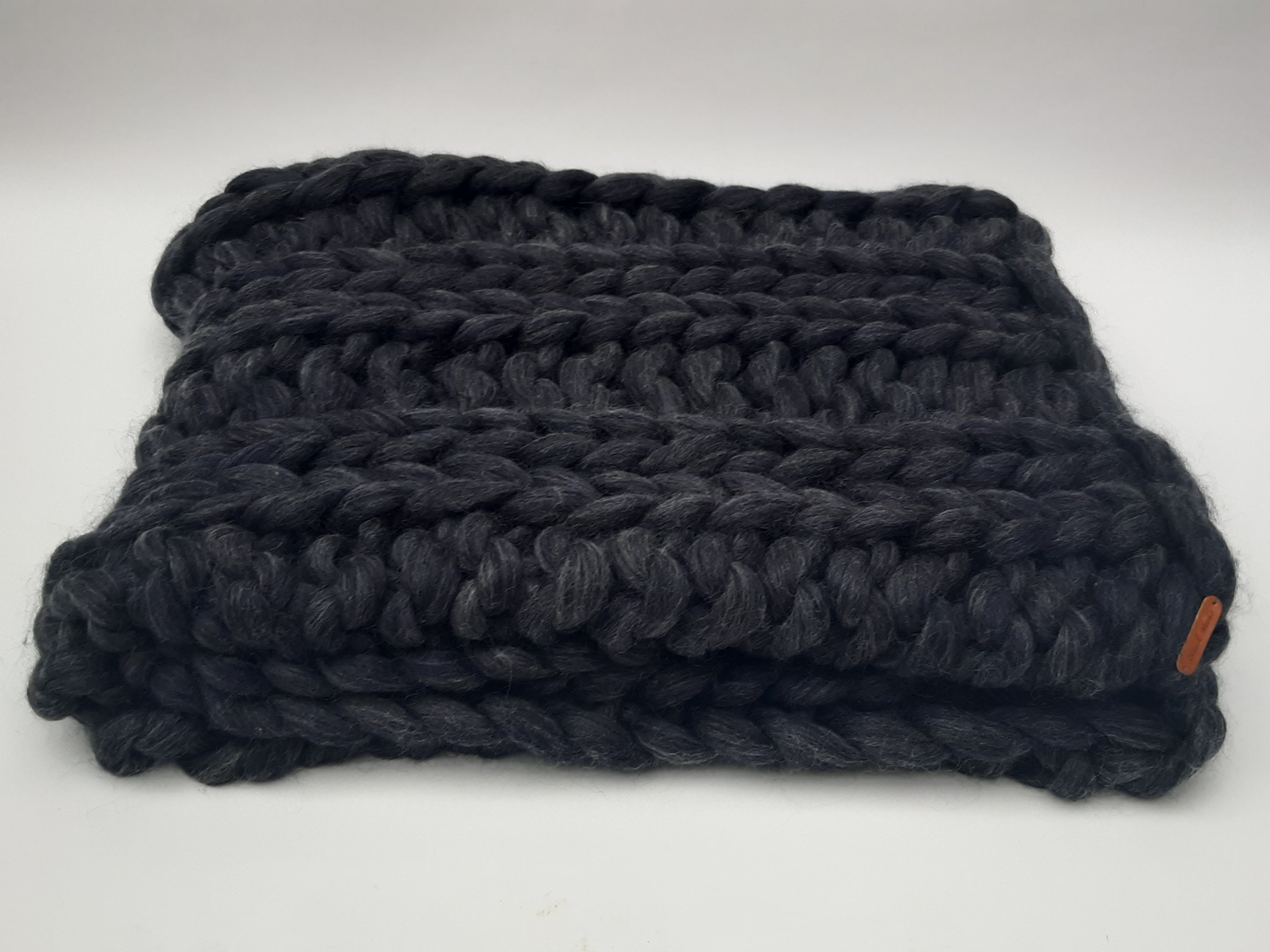 Hand Knitted Chunky Wool Sofa Throw