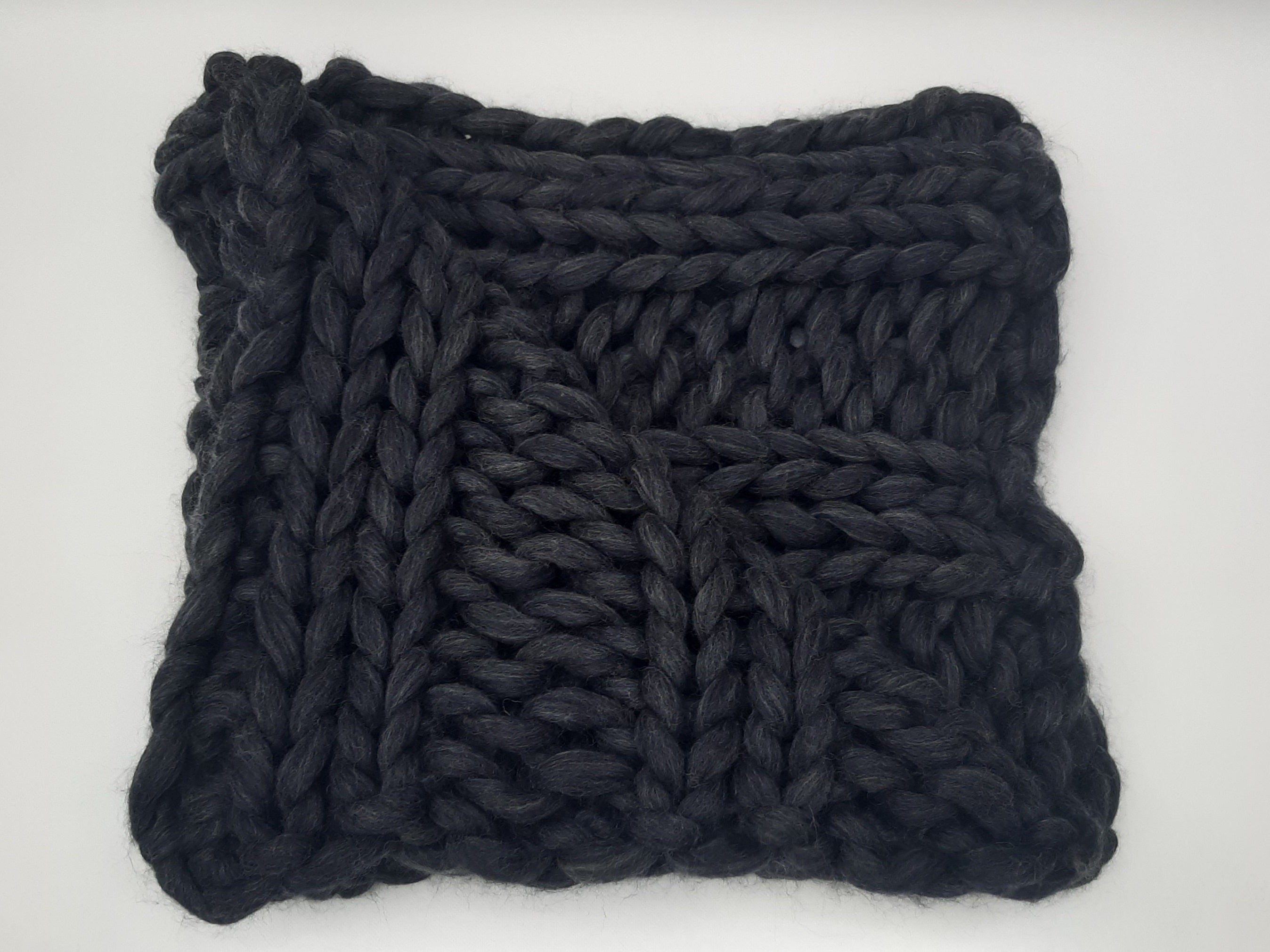 Hand Knitted Chunky Wool Sofa Throw
