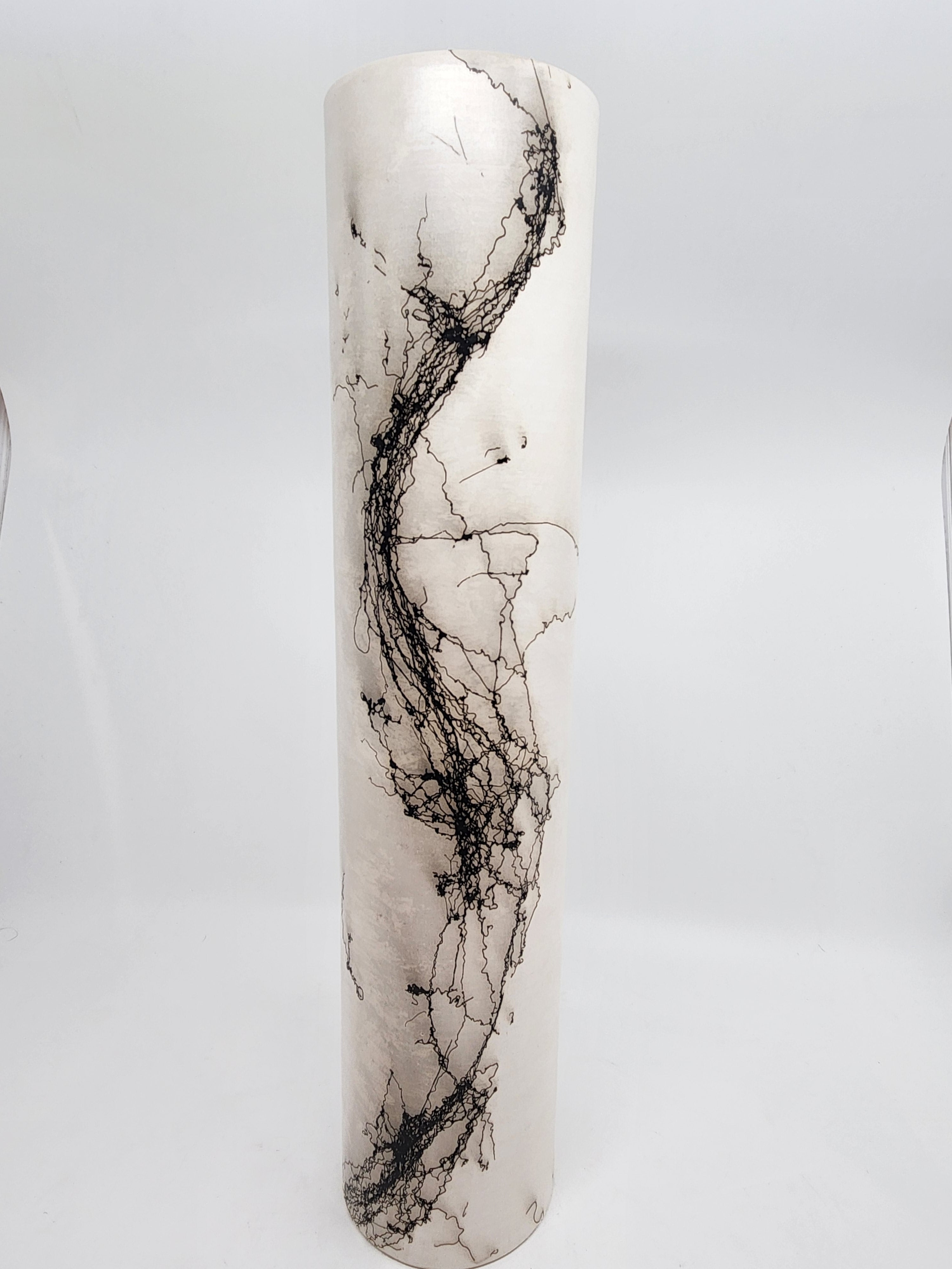 Raku Vase