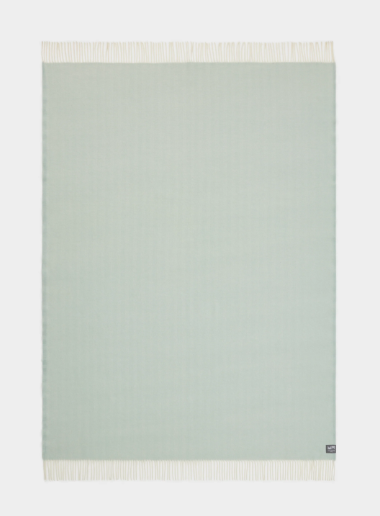 Merino Wool Throw - Sea Glass