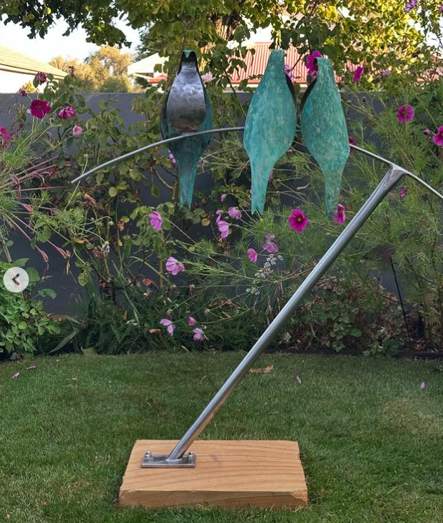 Trio Of Birds Sculpture