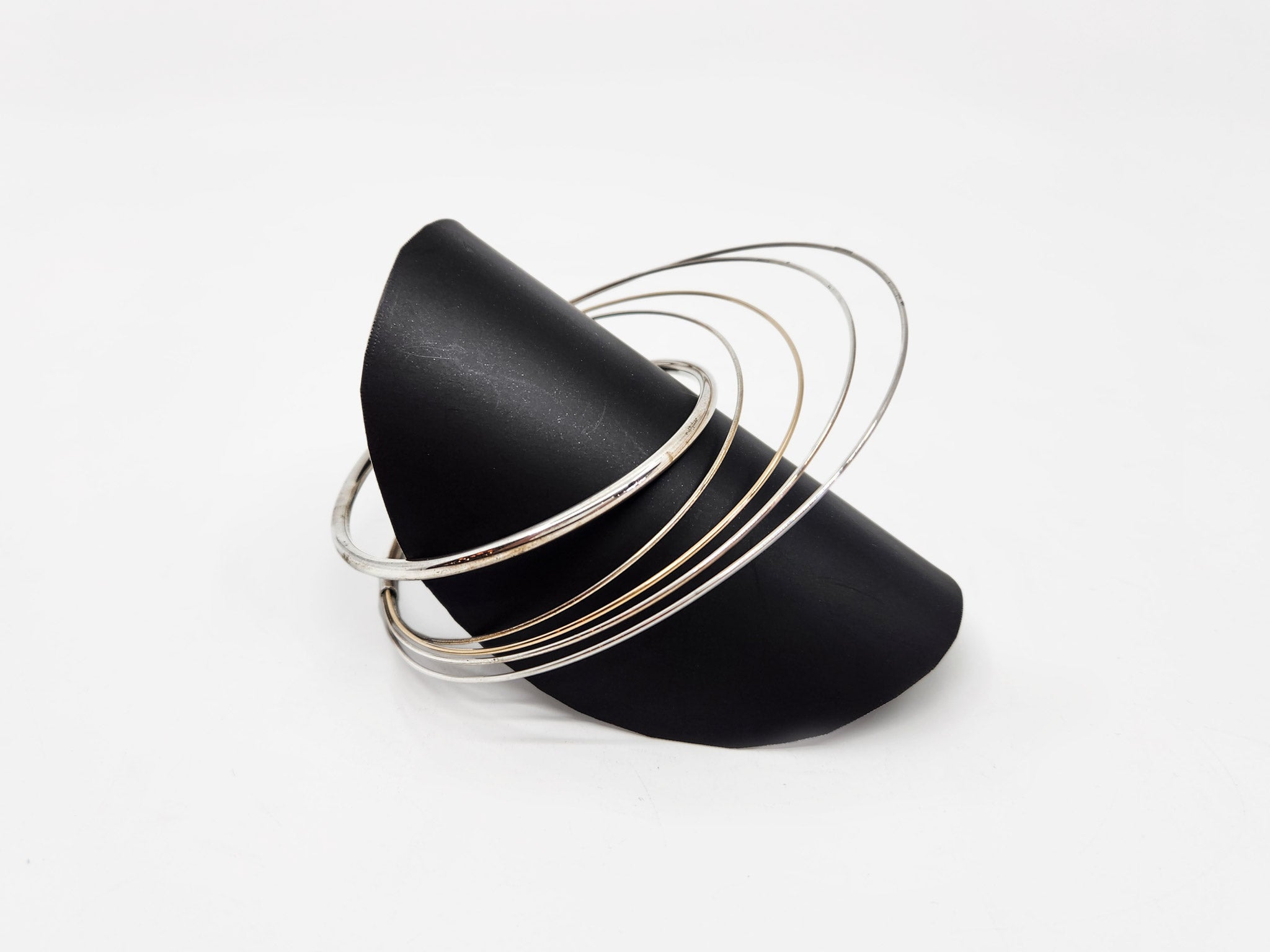 9ct gold & Sterling Silver Armband