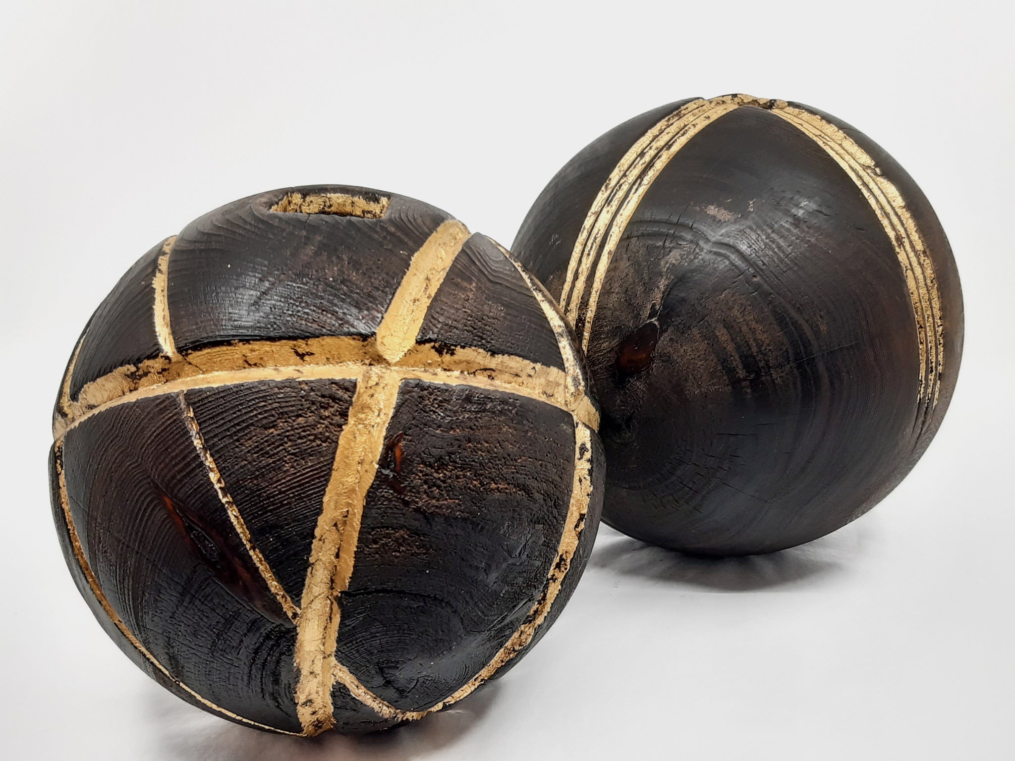 Burnt and Gold Sphere