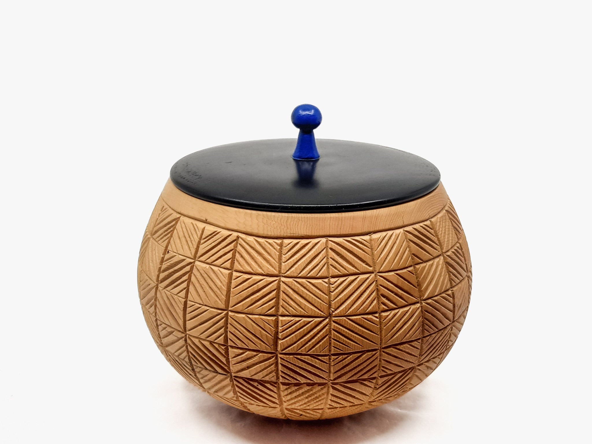 Huon Pine Carved Cannisters
