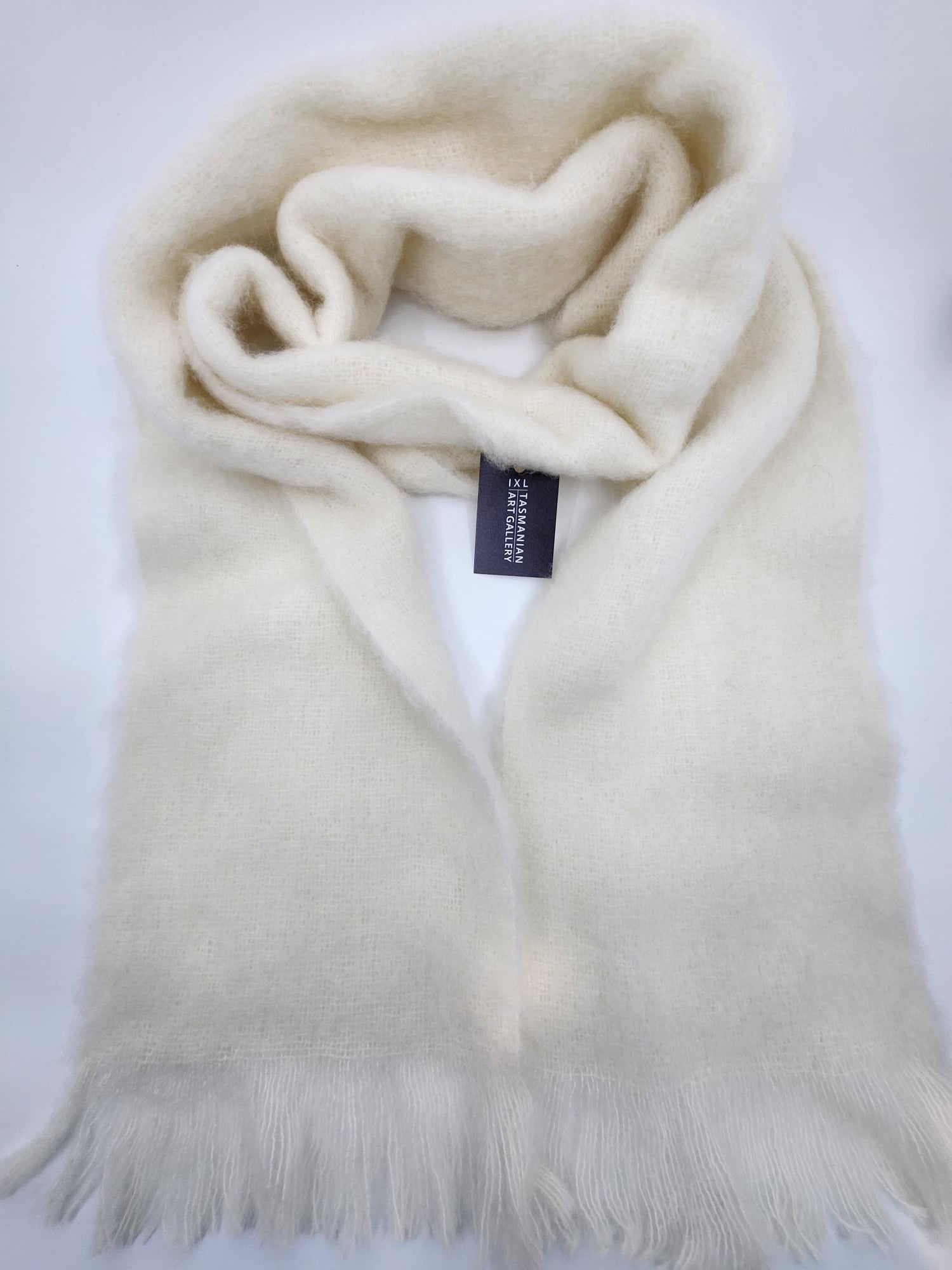 Alpaca Scarf - Cream