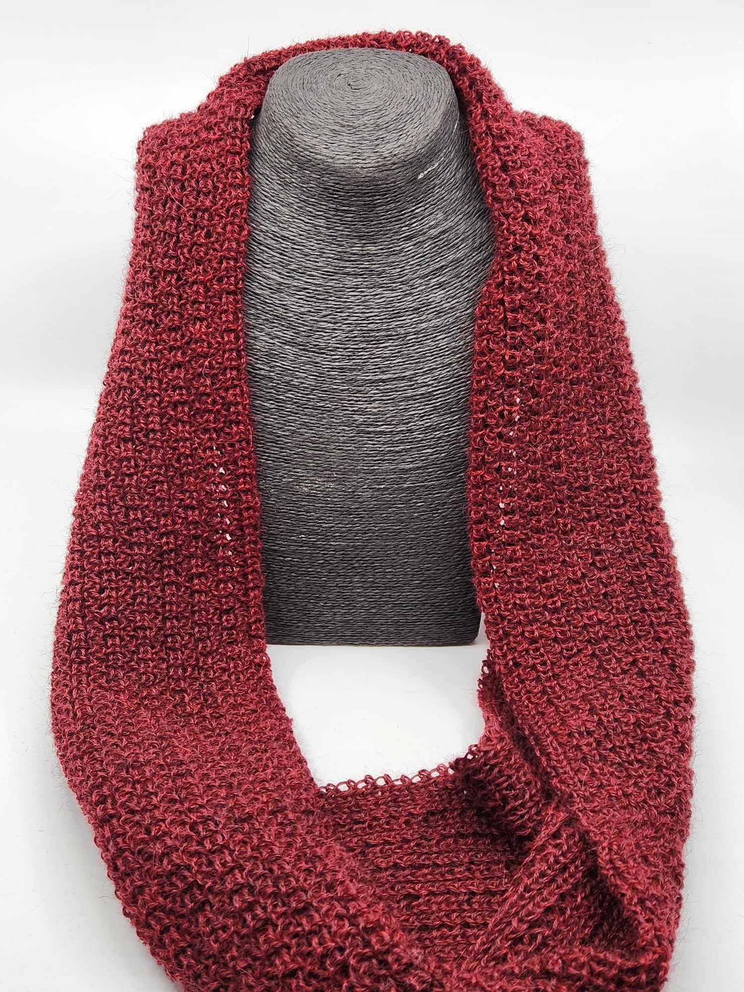 Infinity Scarf - 100% Alpaca - Red