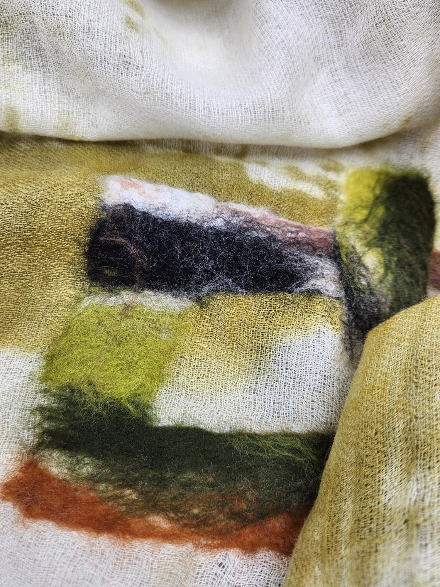 Felted Fine Wool Wrap