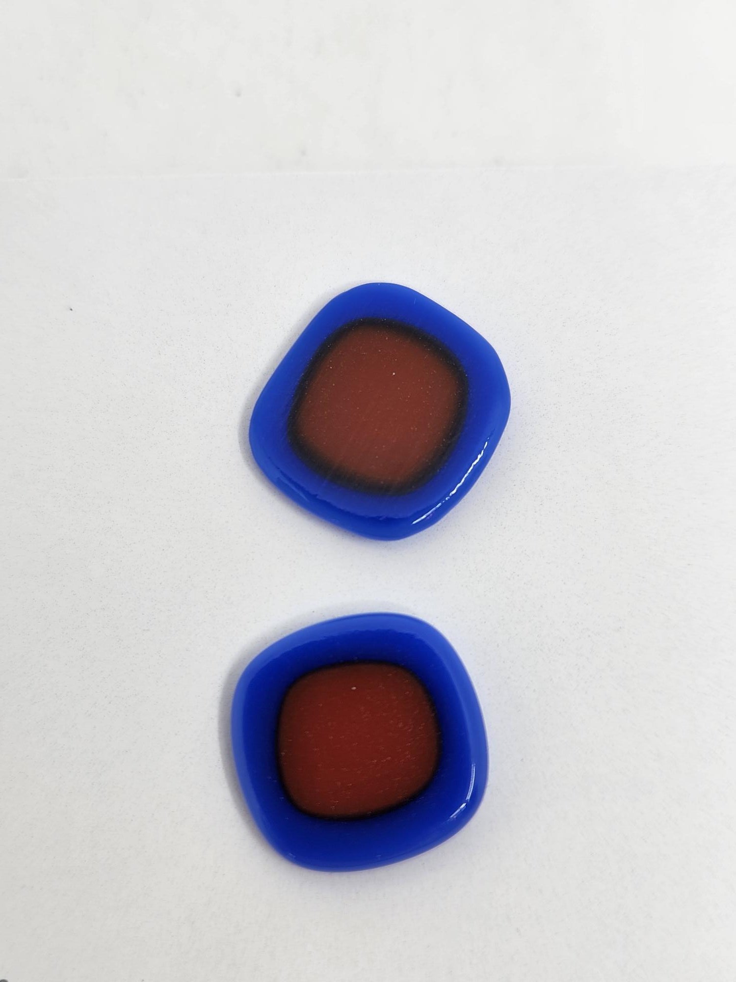 Art Glass Stud Earrings