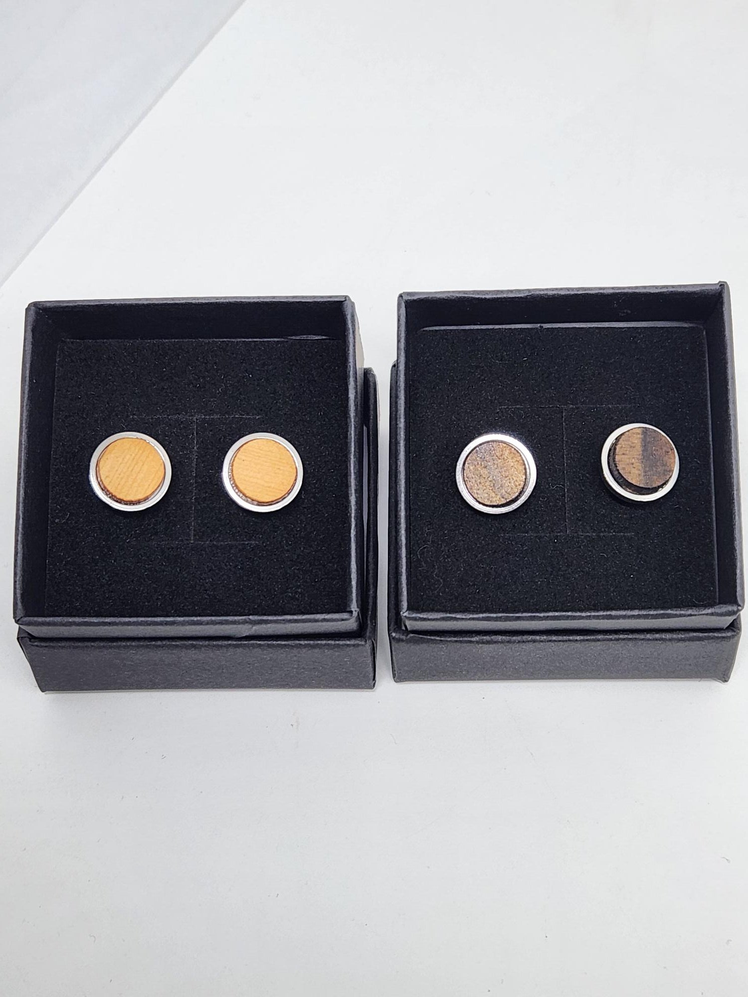 Huon Pine & Blackheart Sassafras Studs