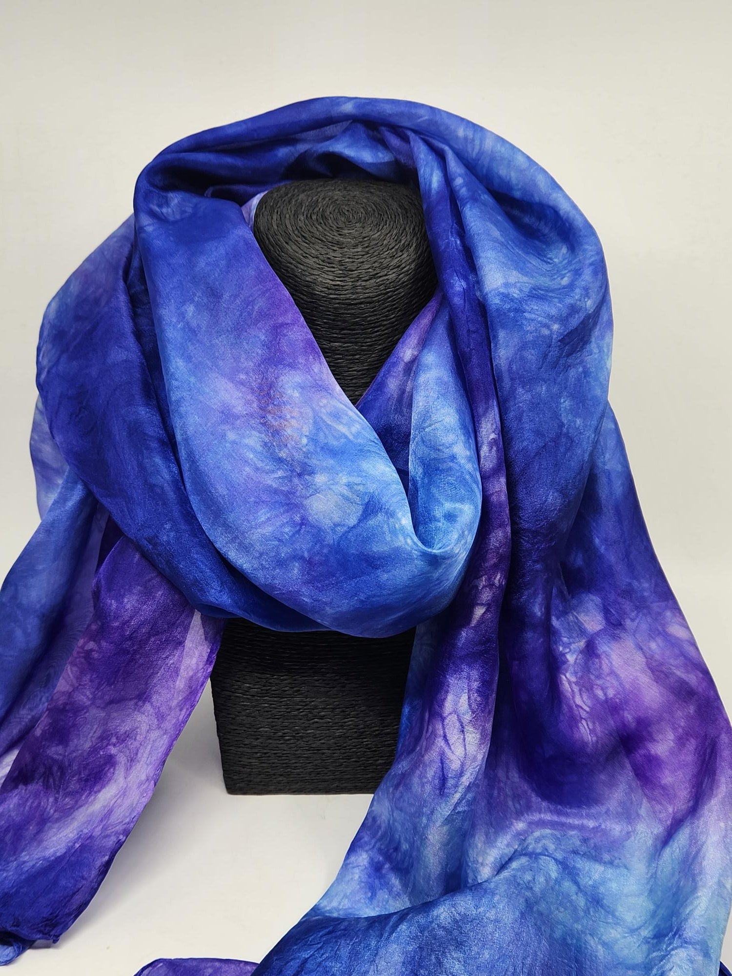 Hand Dyed 100% Silk Scarf - 5