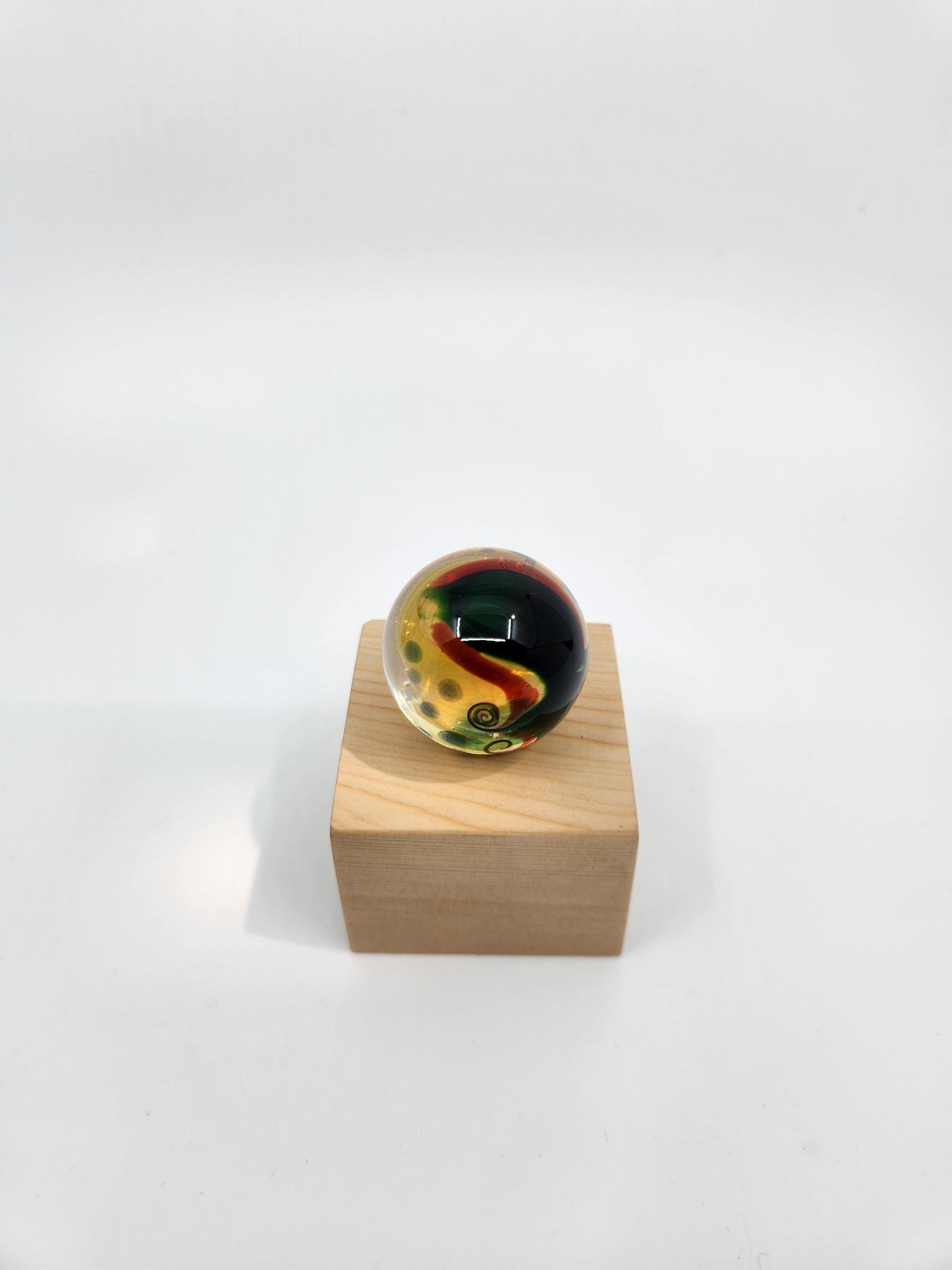 Gold Fumed Glass Marble