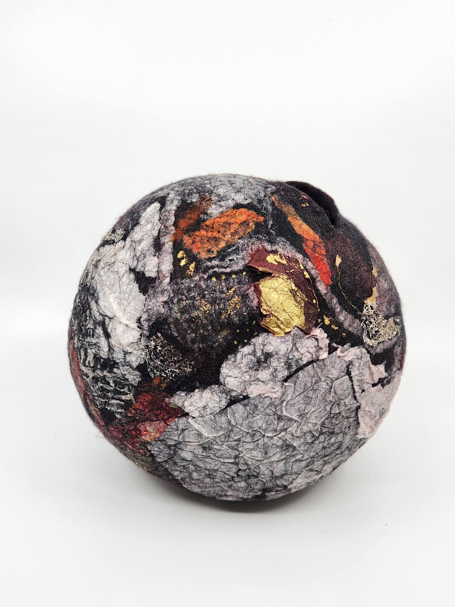 Treasures of the Earth - Hand-Felted Fibre Vessel